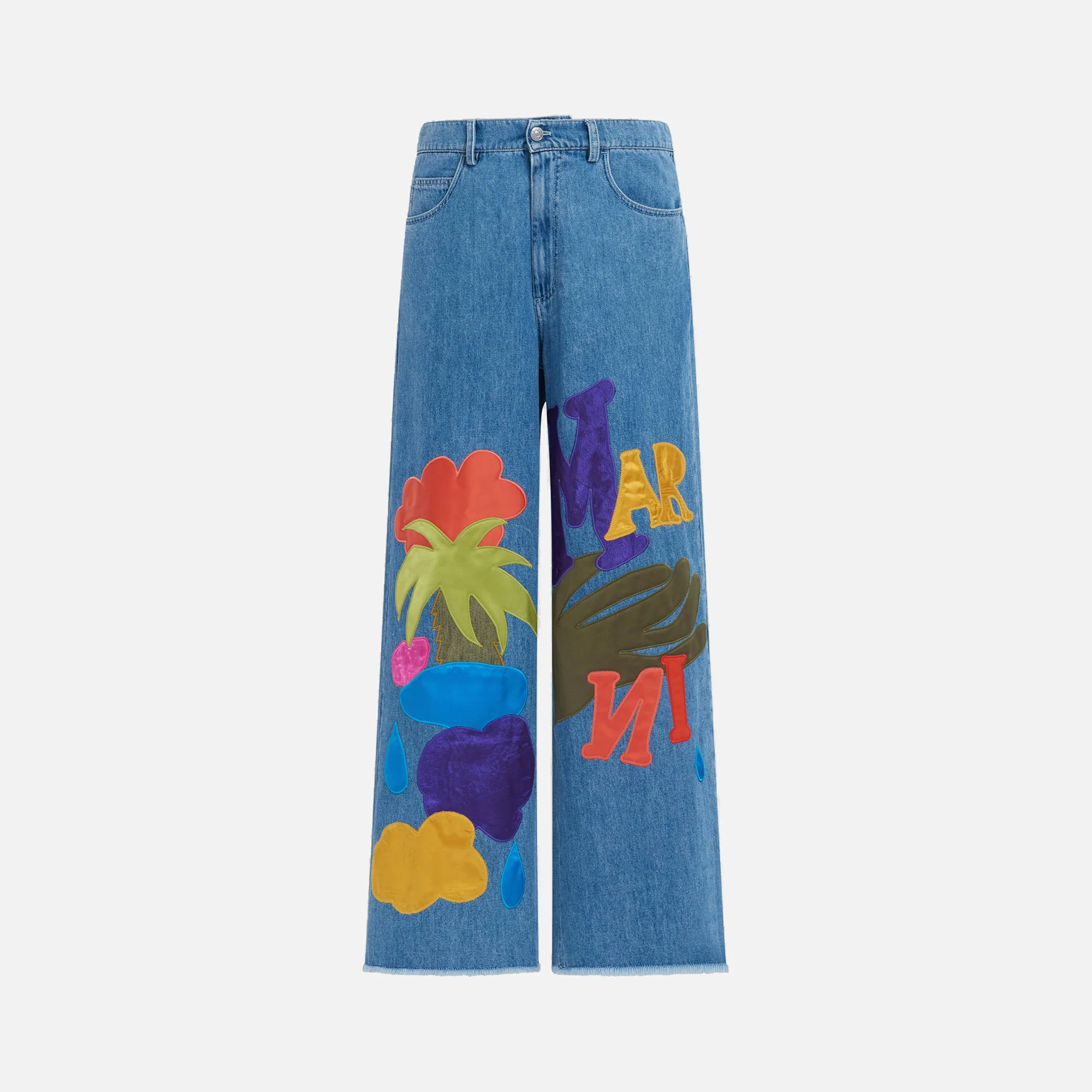 x No Vacancy Inn Embroidered Denim