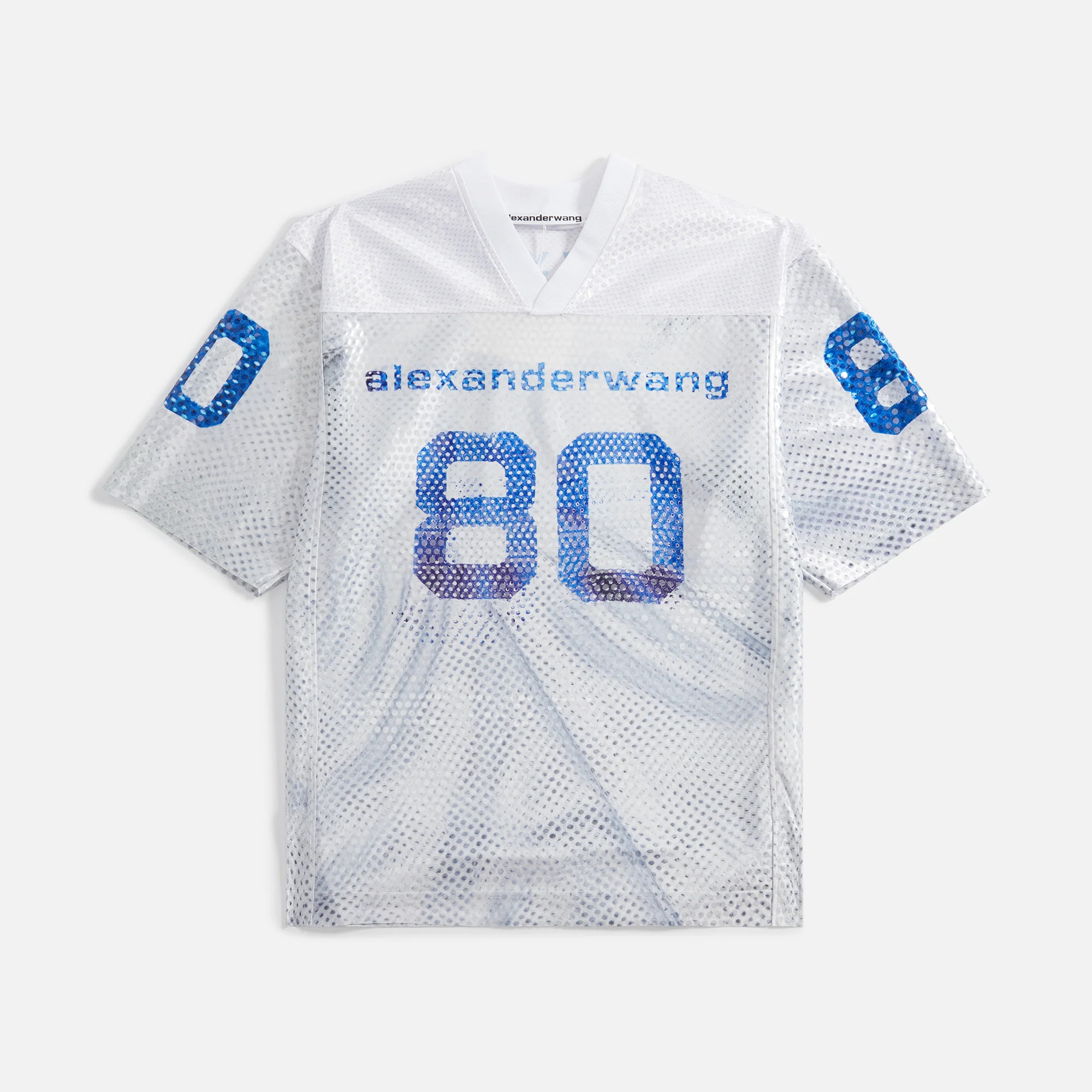 Football Jersey with Sequin Hotfix