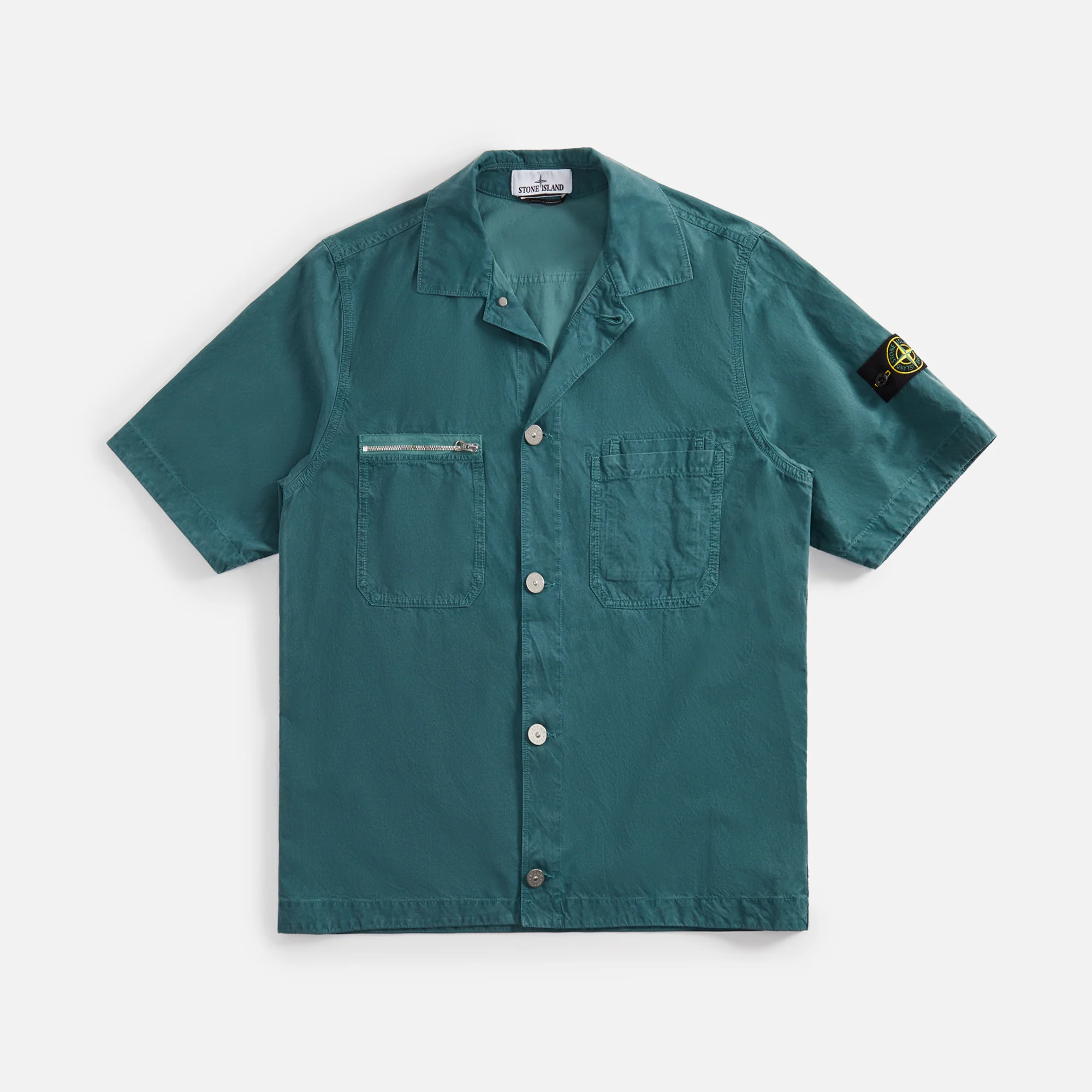 Garment Dyed Cupro Cotton Twill Shirt
