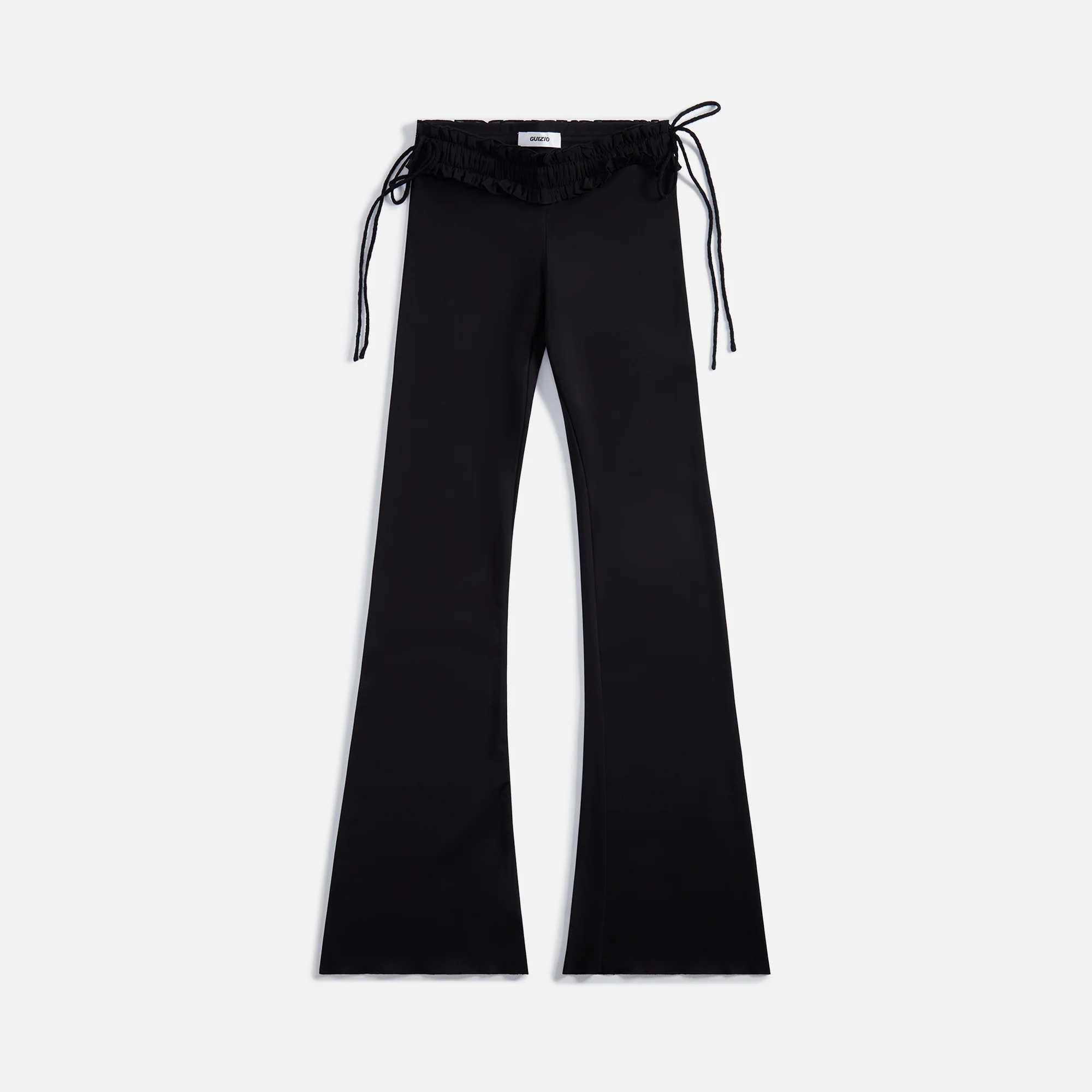 Ruched Side Tie Stretch Pant