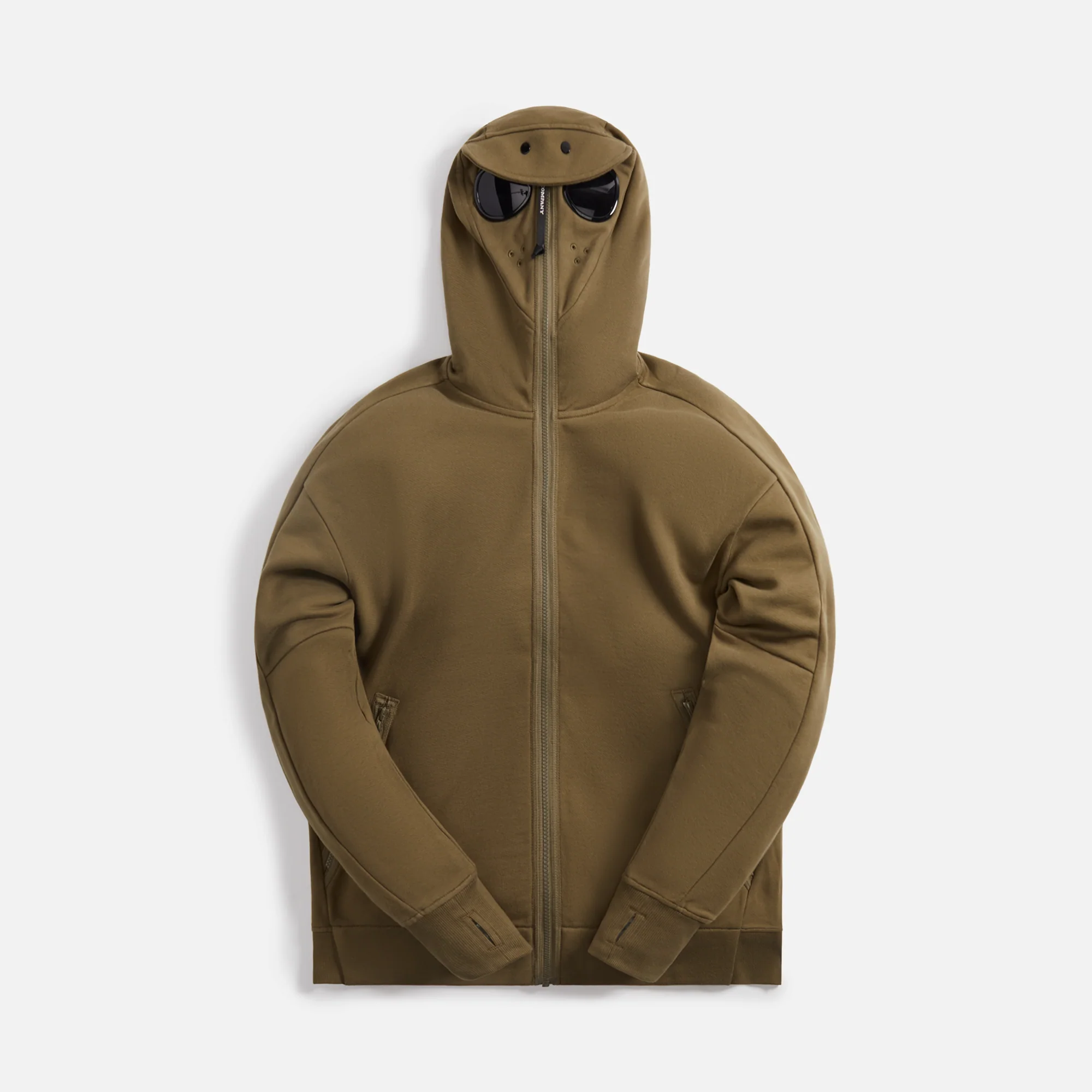 CP Company Diagonal Raised Fleece Explorer Goggle Hoodie