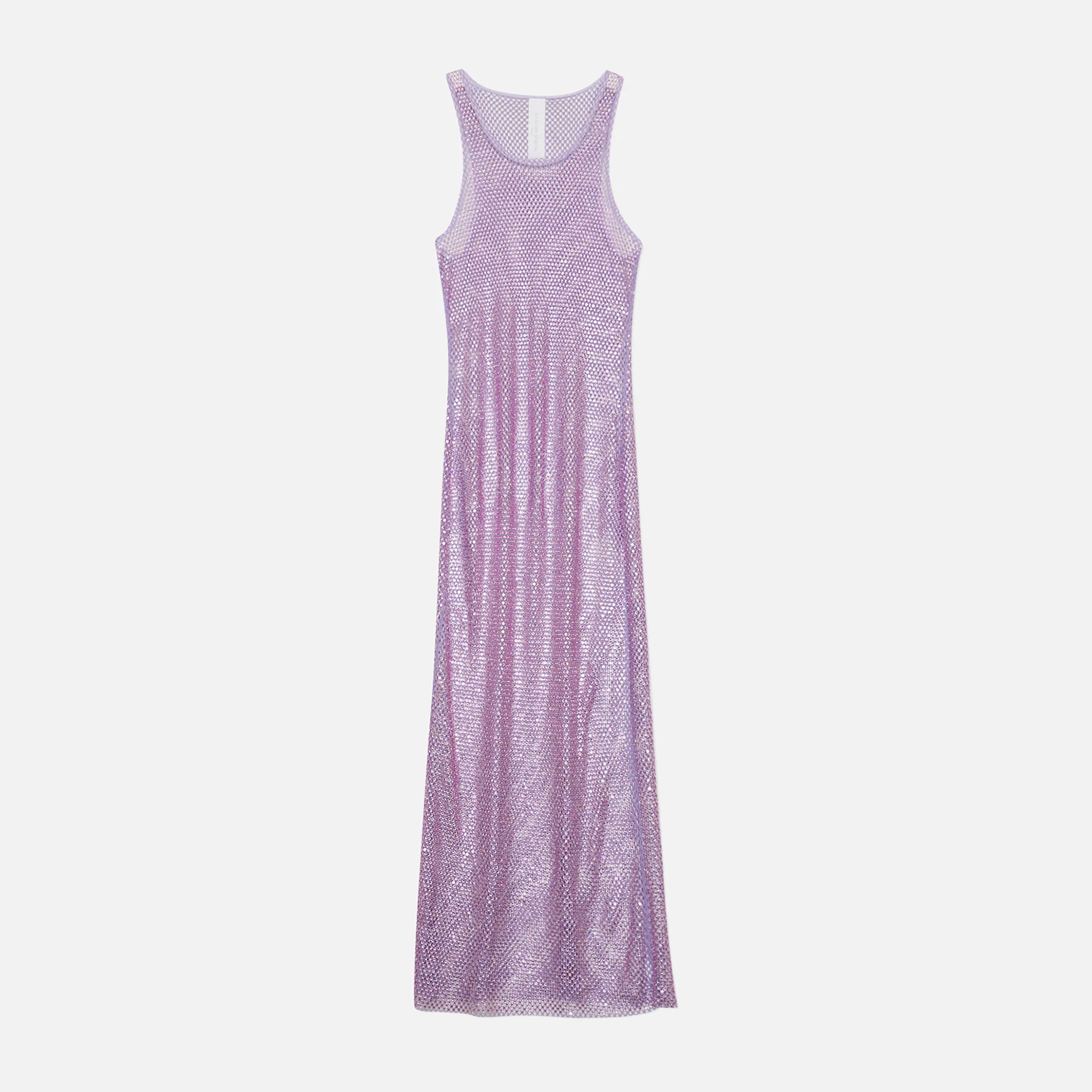 Jonathan Simkhai Fergie Crystal Mesh Cover Up Tank Dress