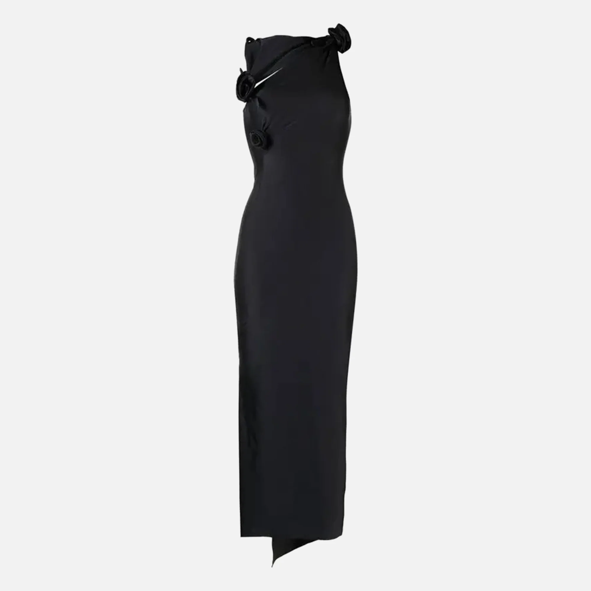 Asymmetric Flower Gown
