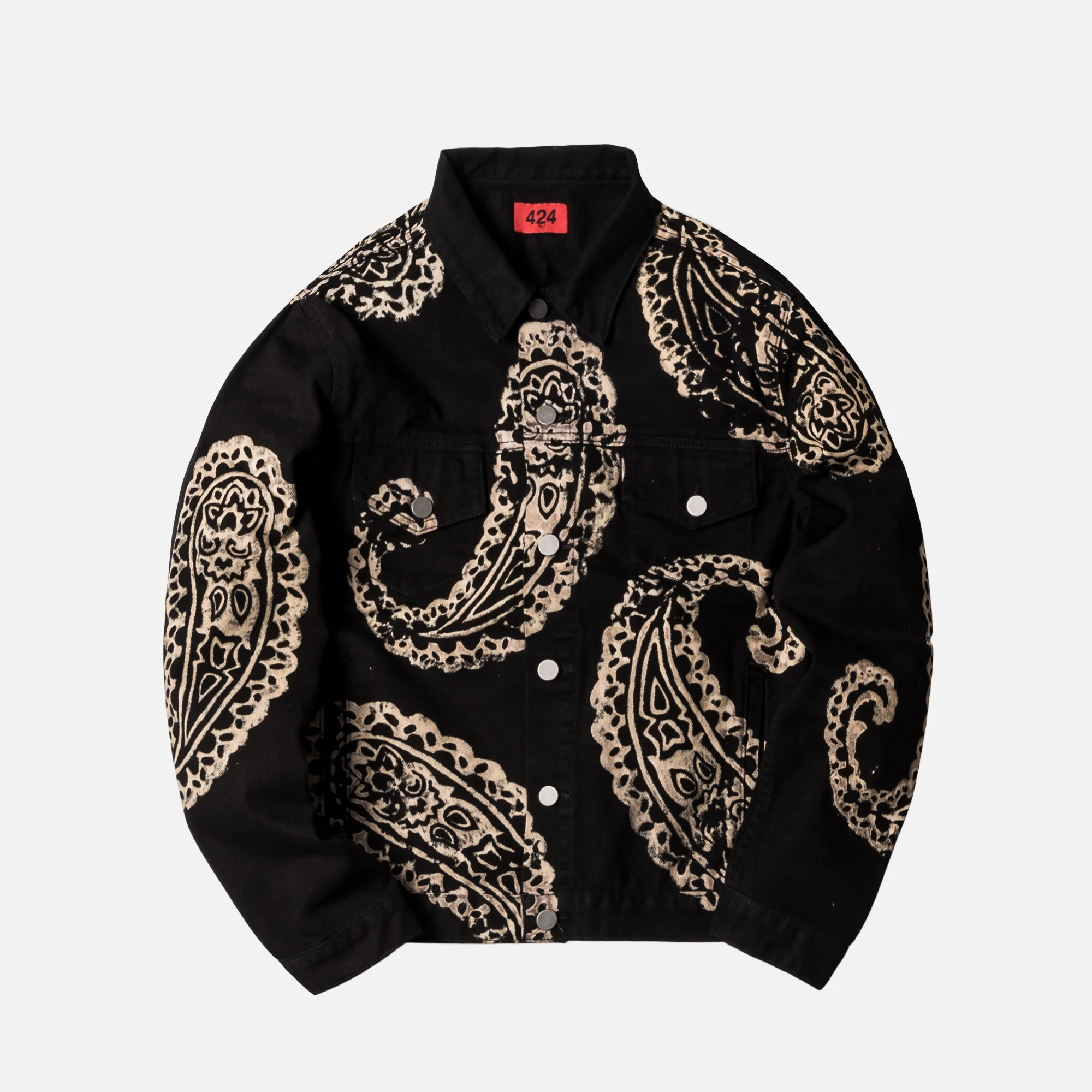 Paisley Denim Trucker Jacket