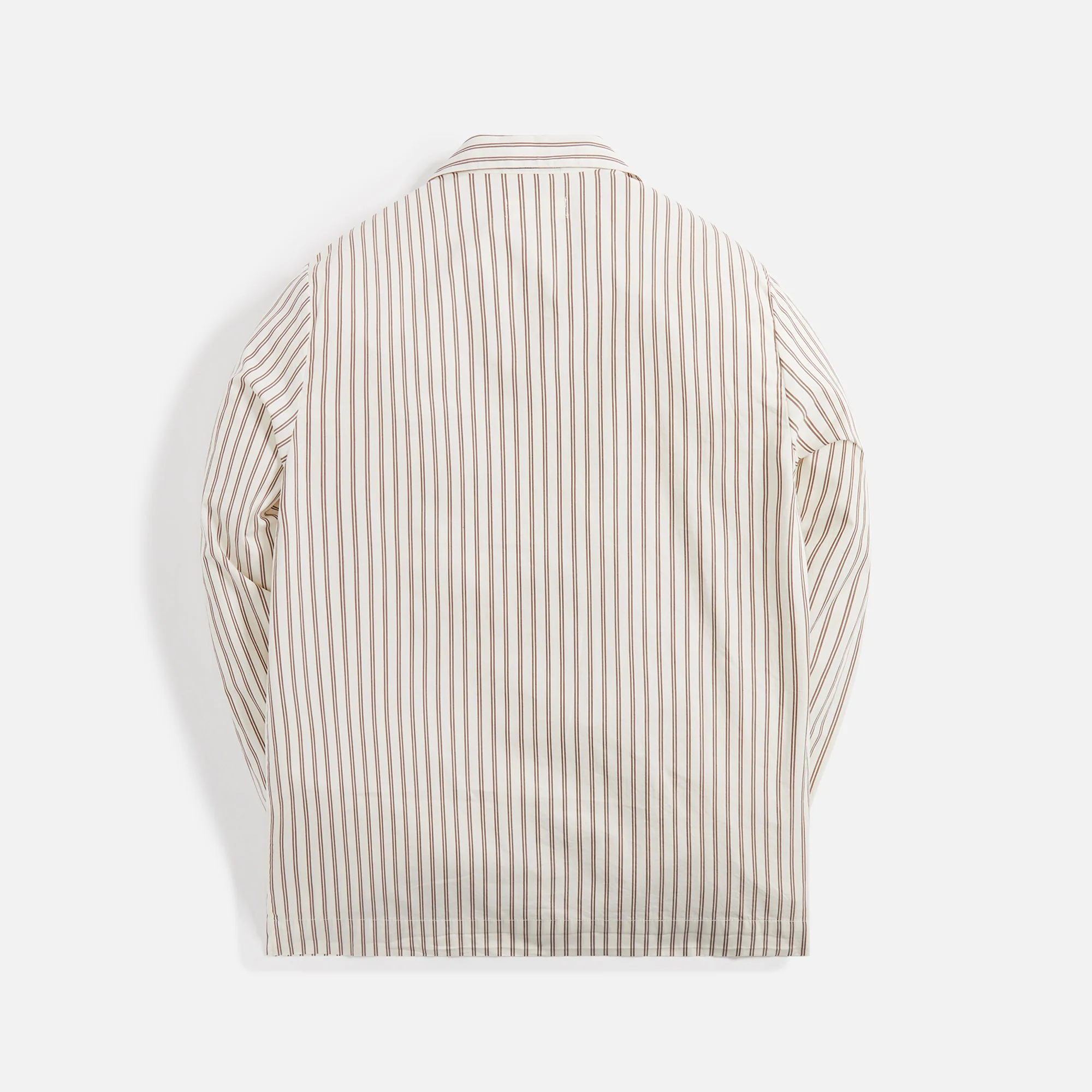 Poplin Long Sleeve Pajama Shirt