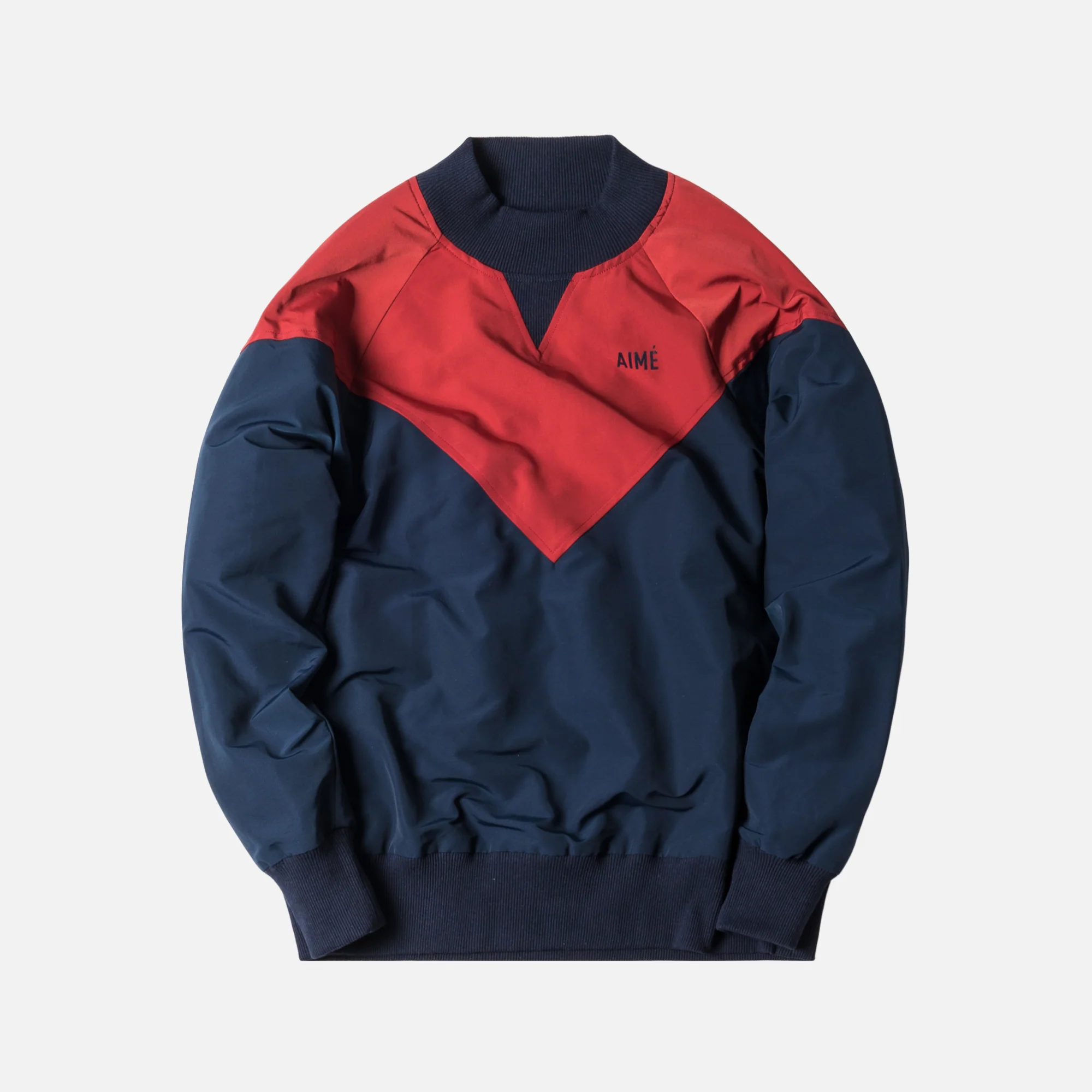 60/40 Crewneck- Red / Navy