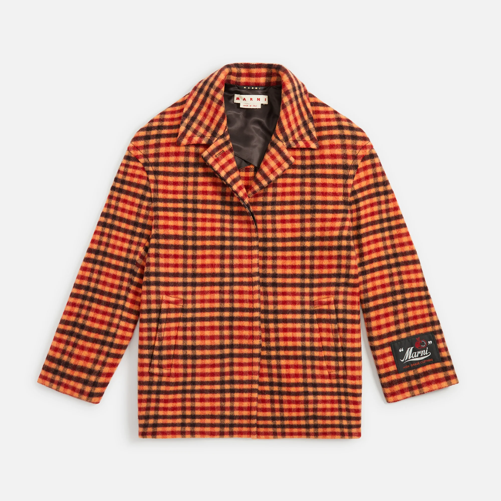 Striped Mohair Coat