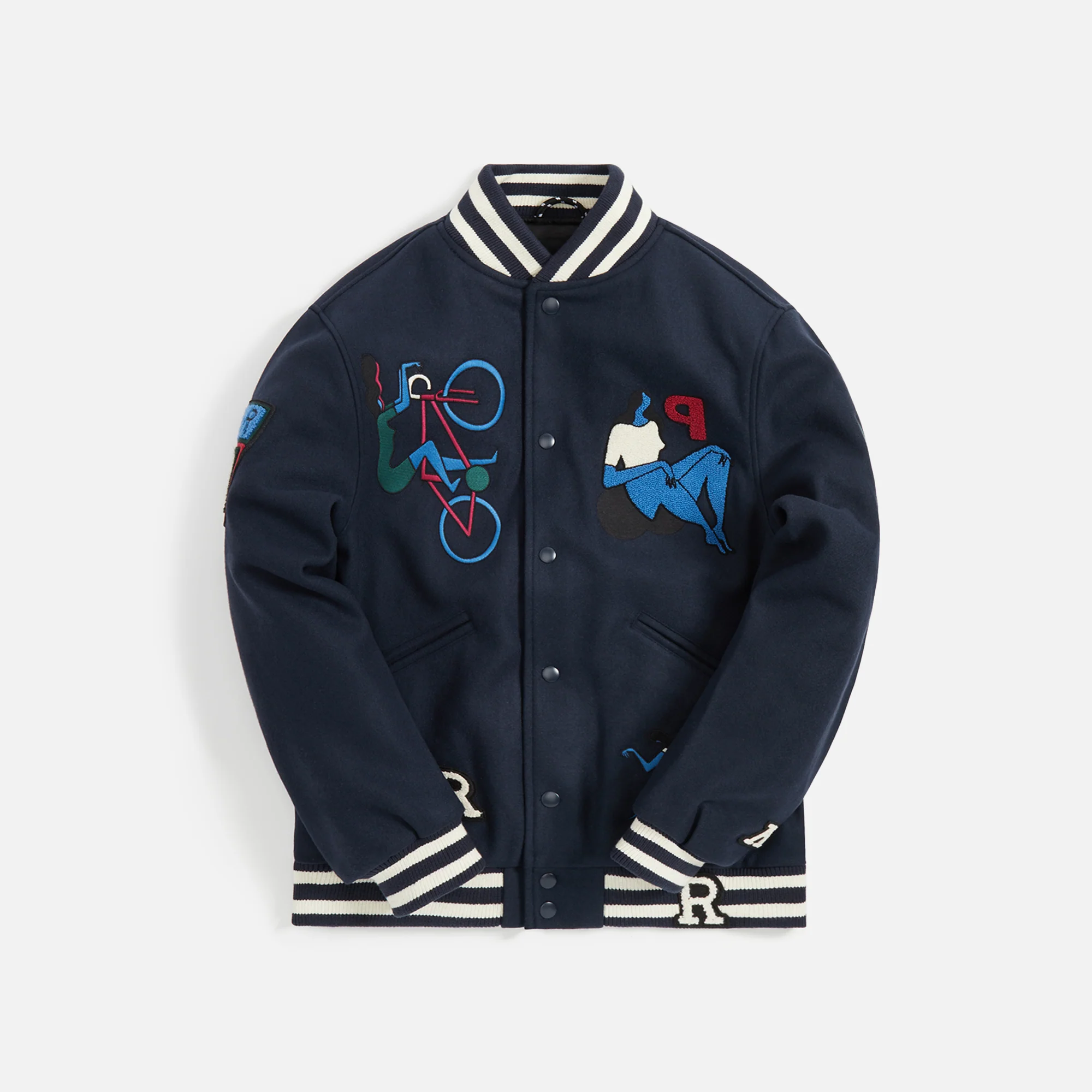 Run Sit & Bike Varsity Jacket