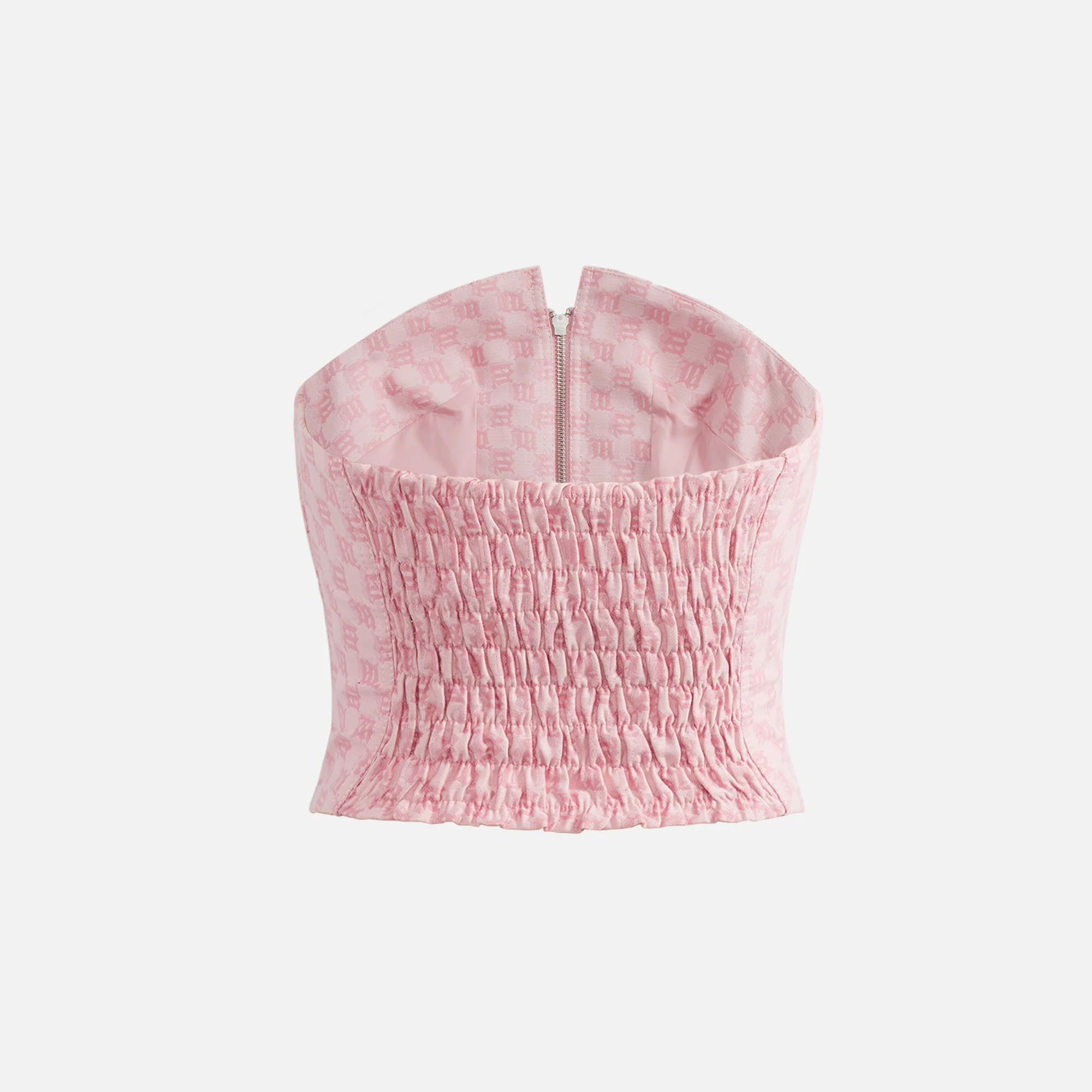 Jacquard Canvas Monogram Corset Top