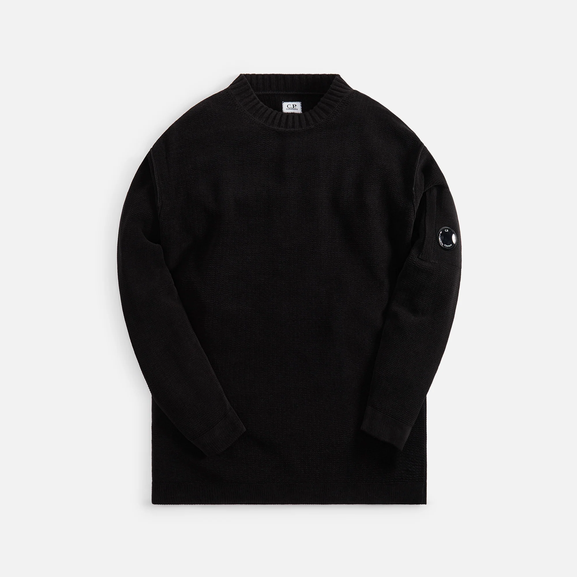 Chenille Cotton High Neck Knit
