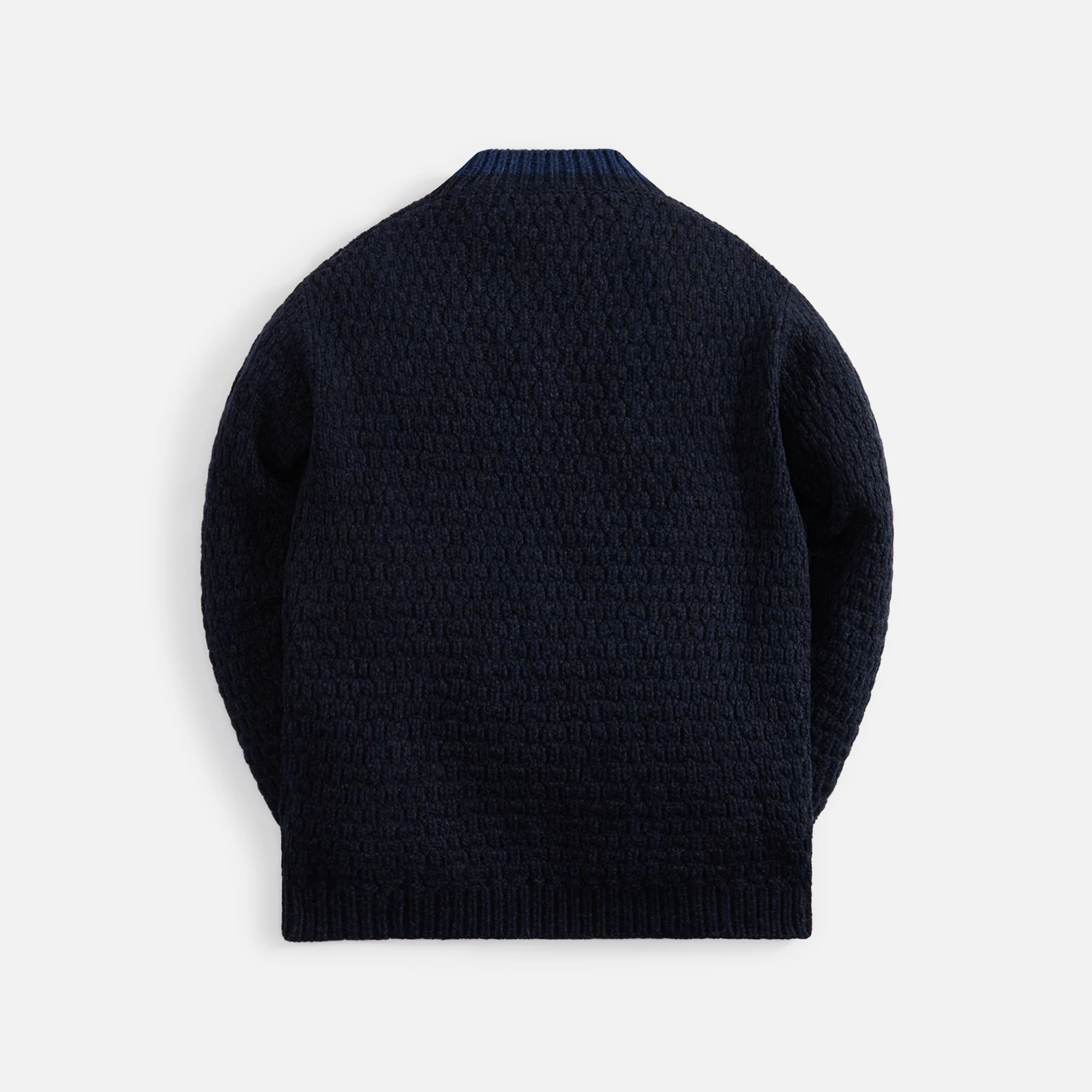 Mouline Shetland Wool With Embroidered Logo