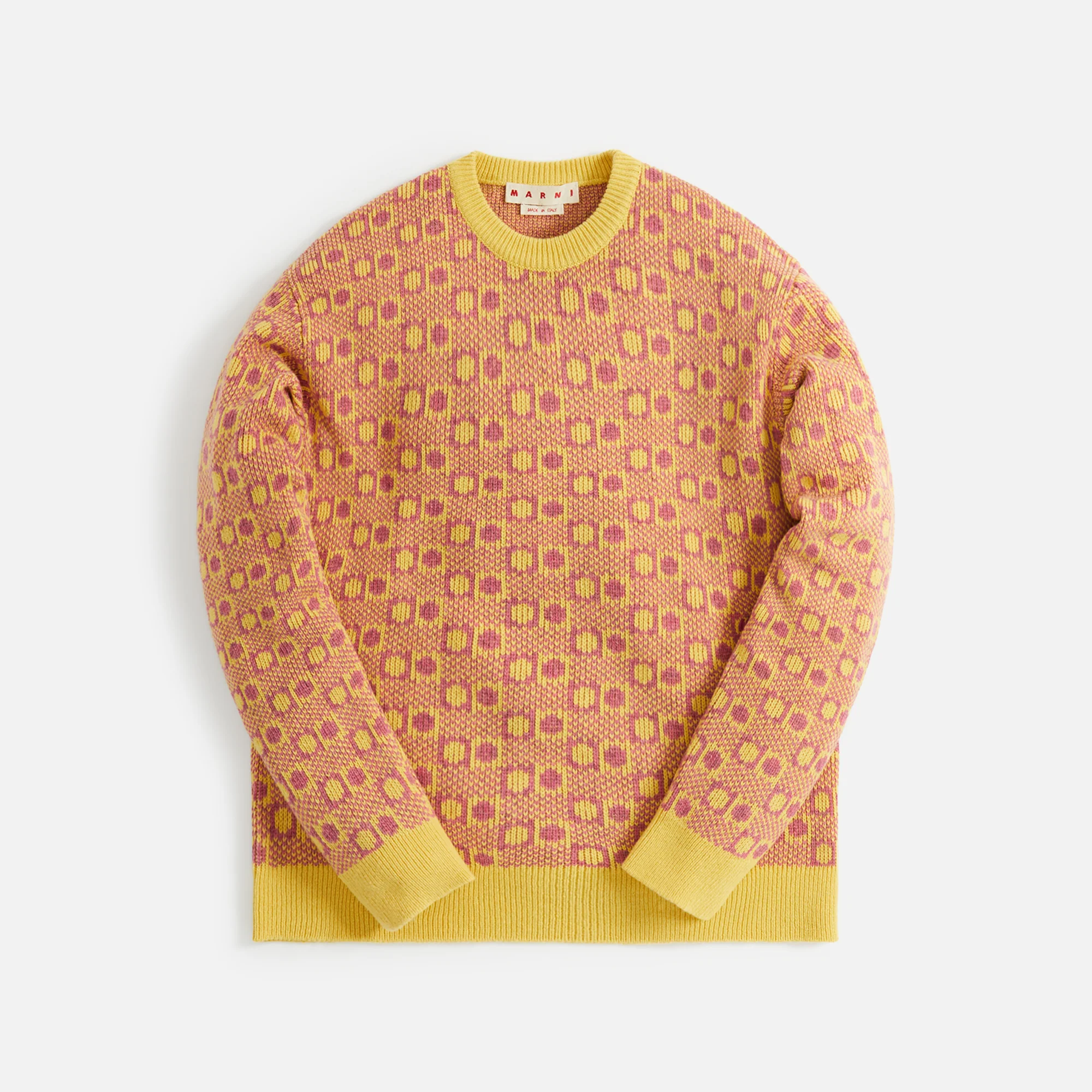 Jacquard Shetland Wool Roundneck
