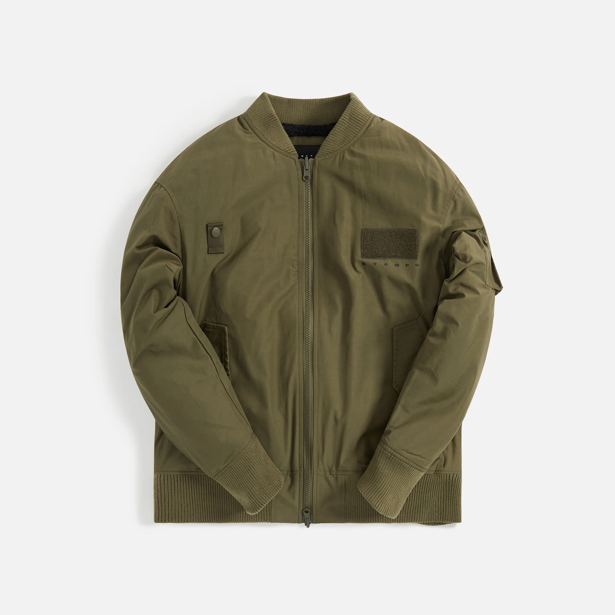Sherpa Lined Bomber Jacket