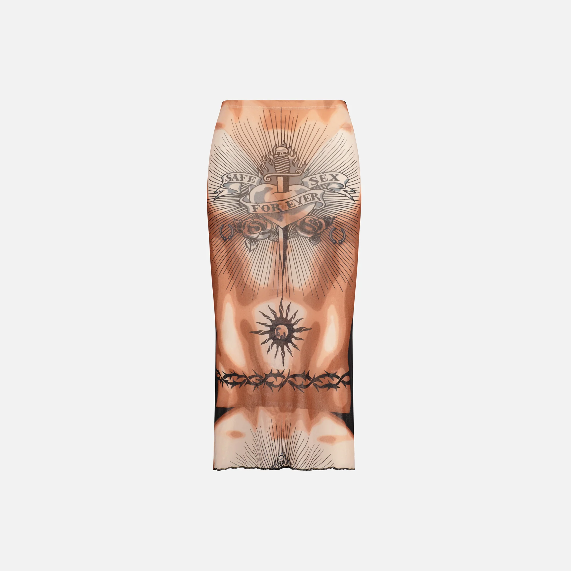 Midi Skirt Low Waist