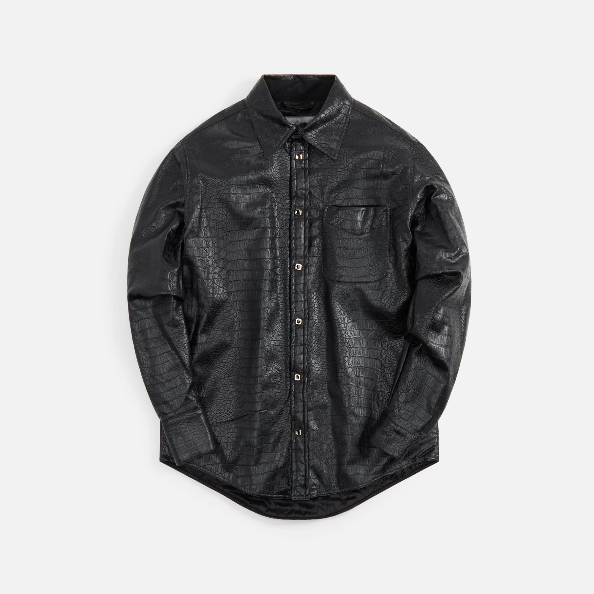 Quilted Buttondown Shirt Jacket