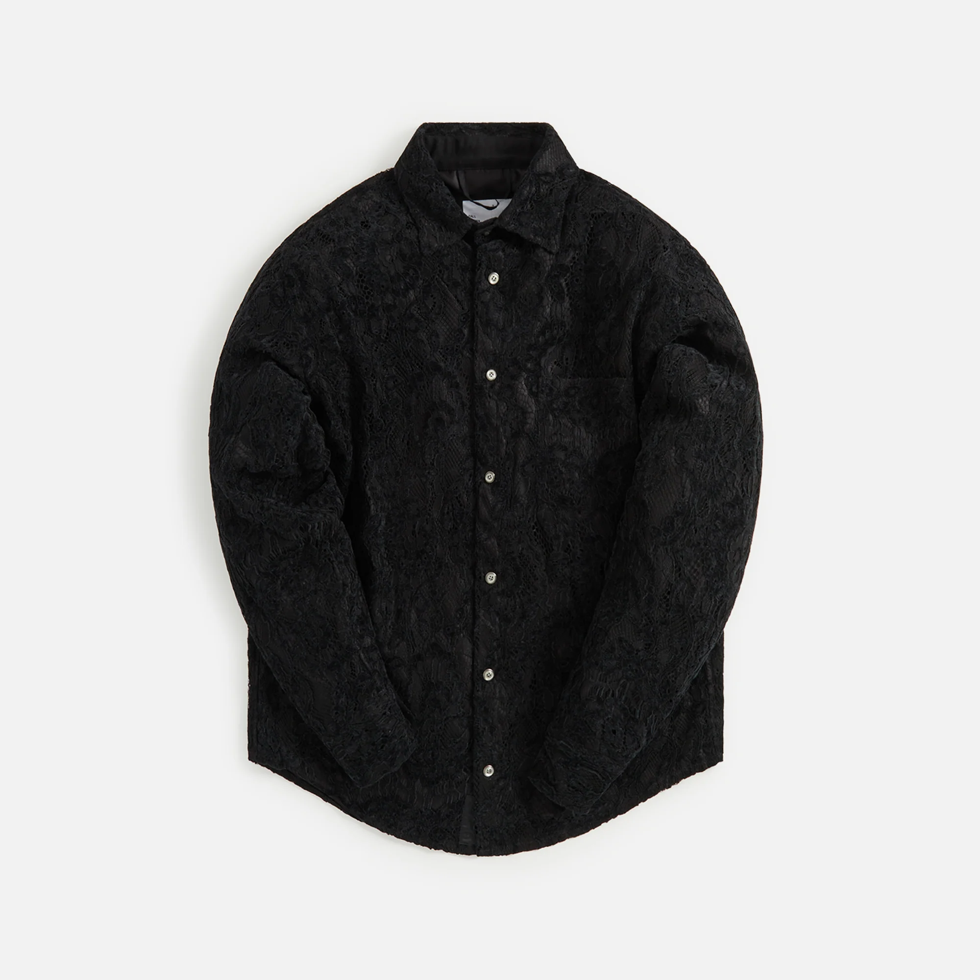 Chenille Jacquard Lace Over Shirt