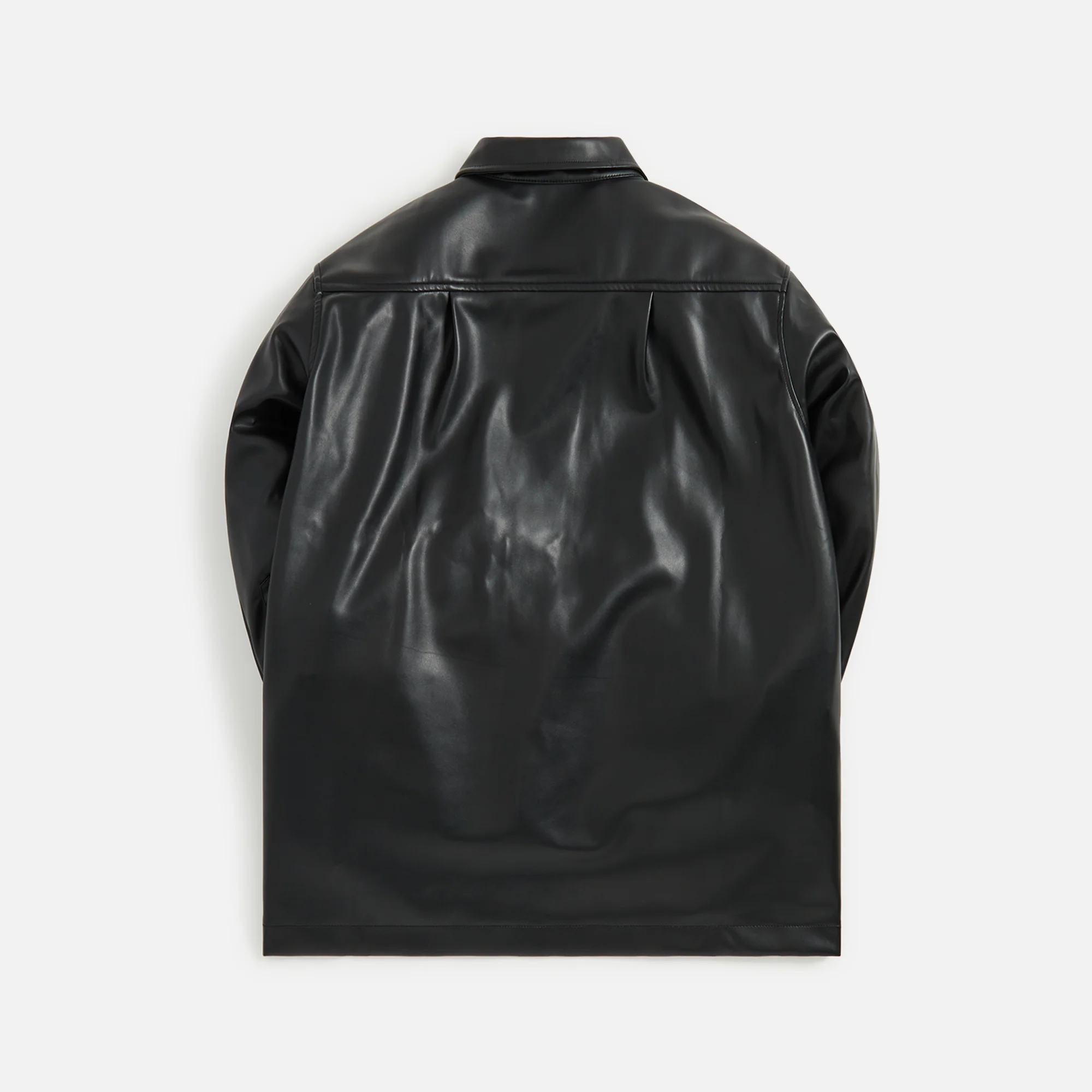 Vegan Leather 50's Milano Long Sleeves Shirt