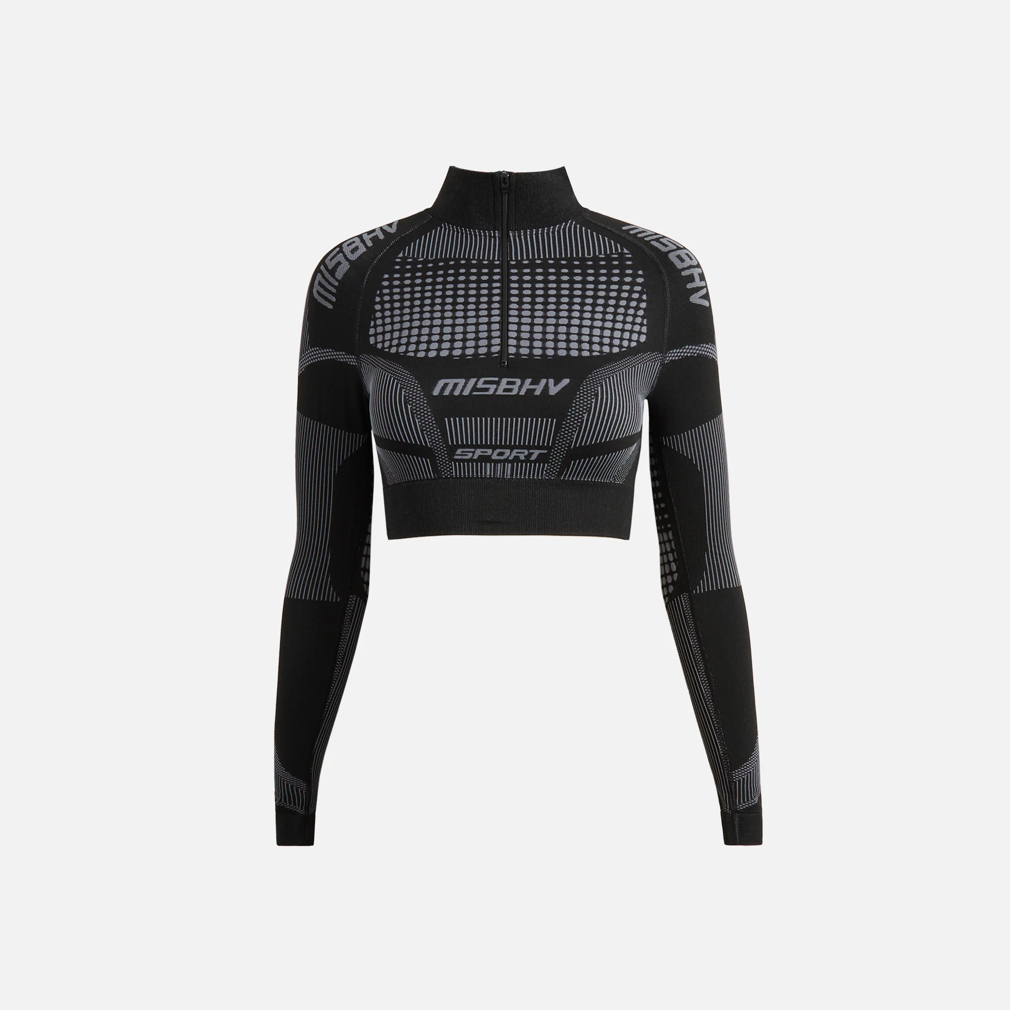 Sport Europa Cropped Quarter Zip Long Sleeve