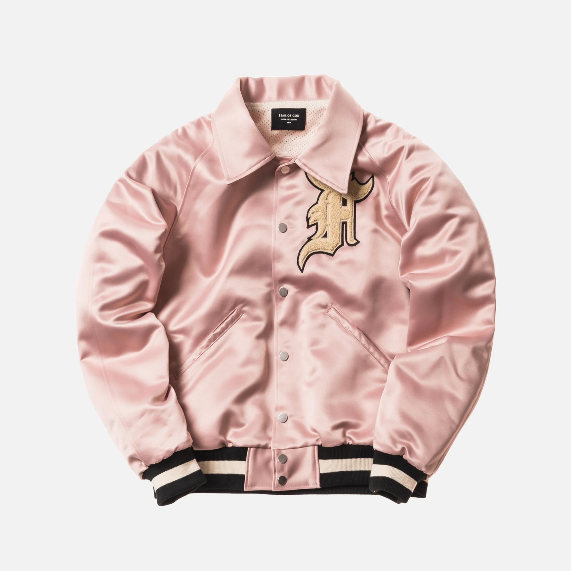 5th Collection Satin Baseball Coaches Jacket