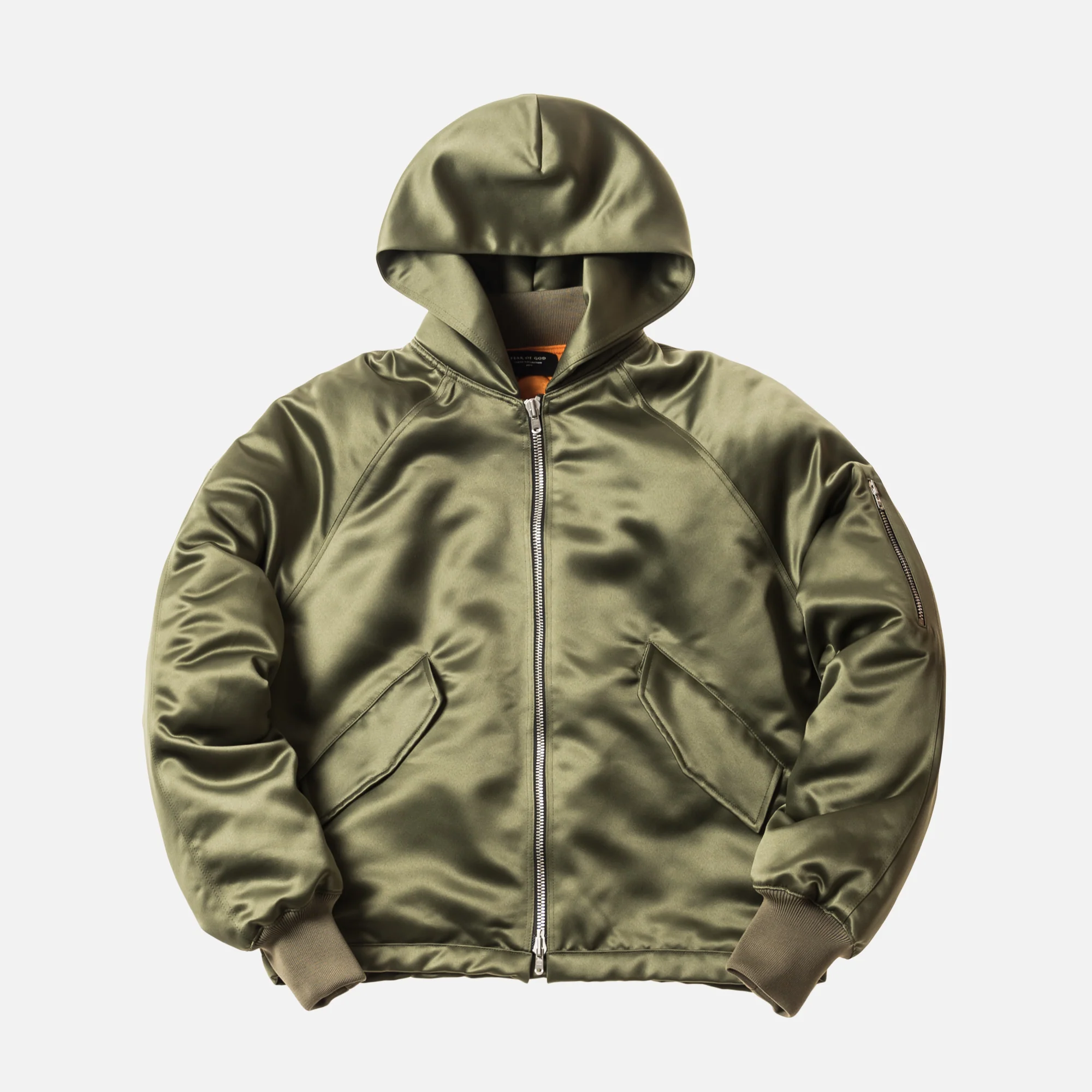 5th Collection Satin Hooded Bomber