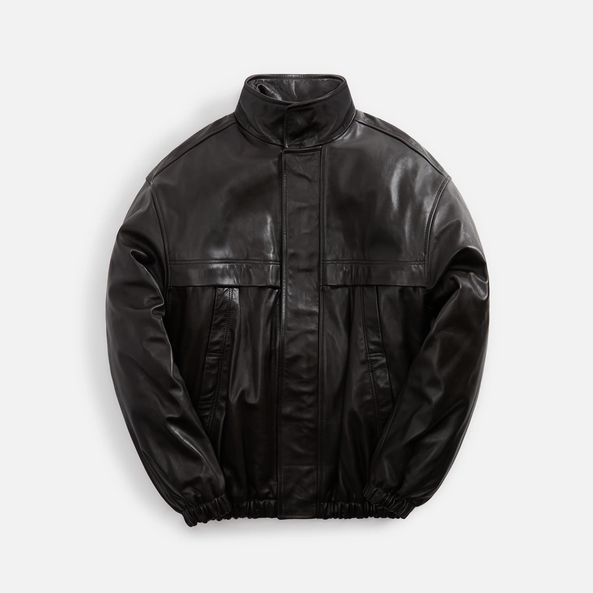 Boxy Leather Blouson