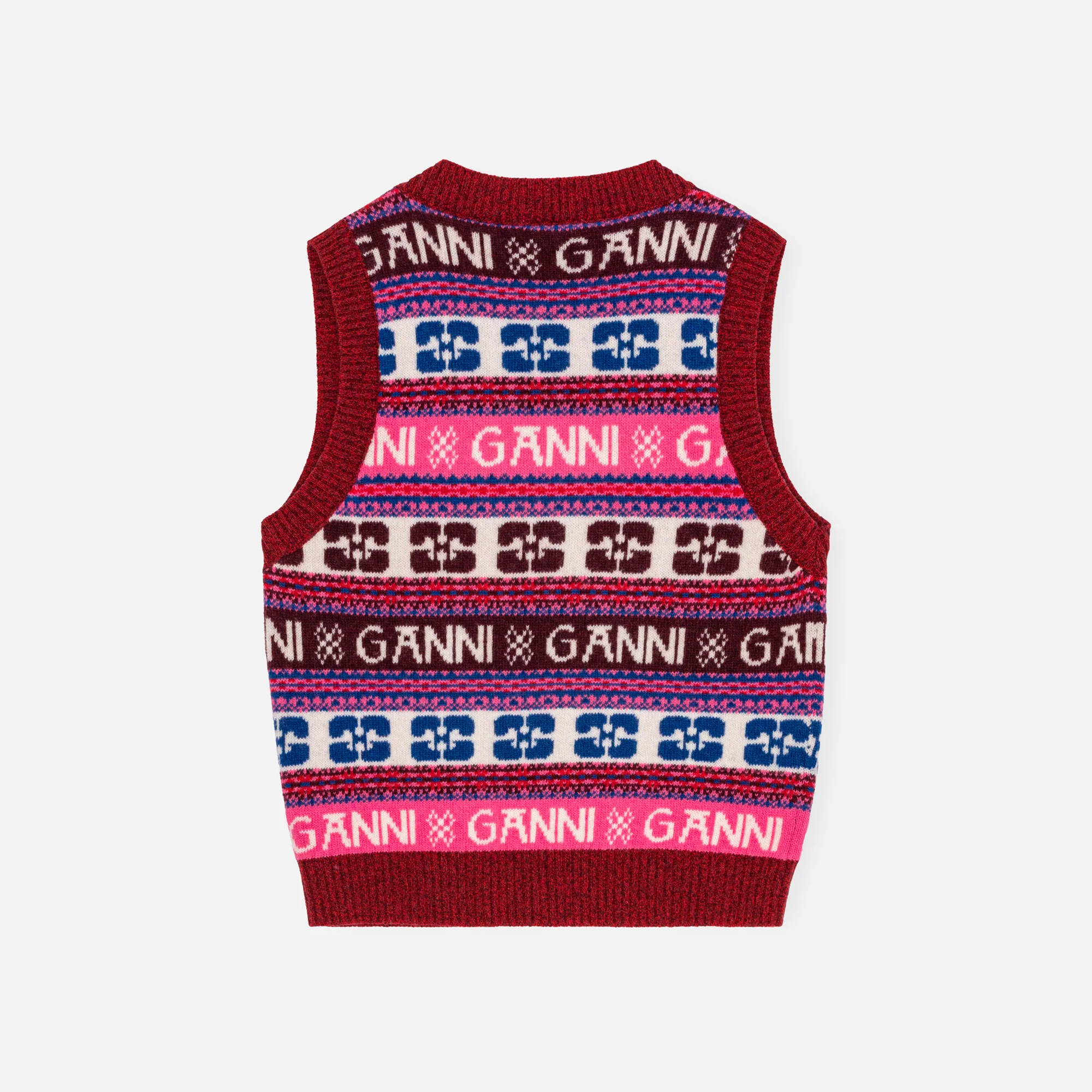 Logo Wool Mix Vest
