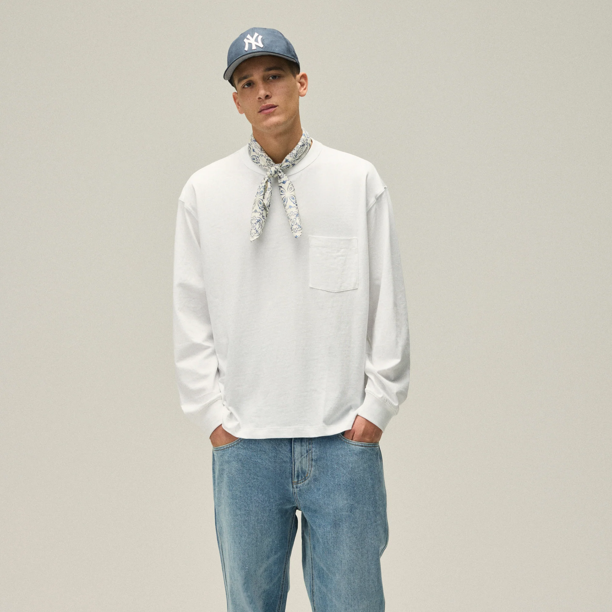 Kith Long Sleeve Leonard Pocket Tee