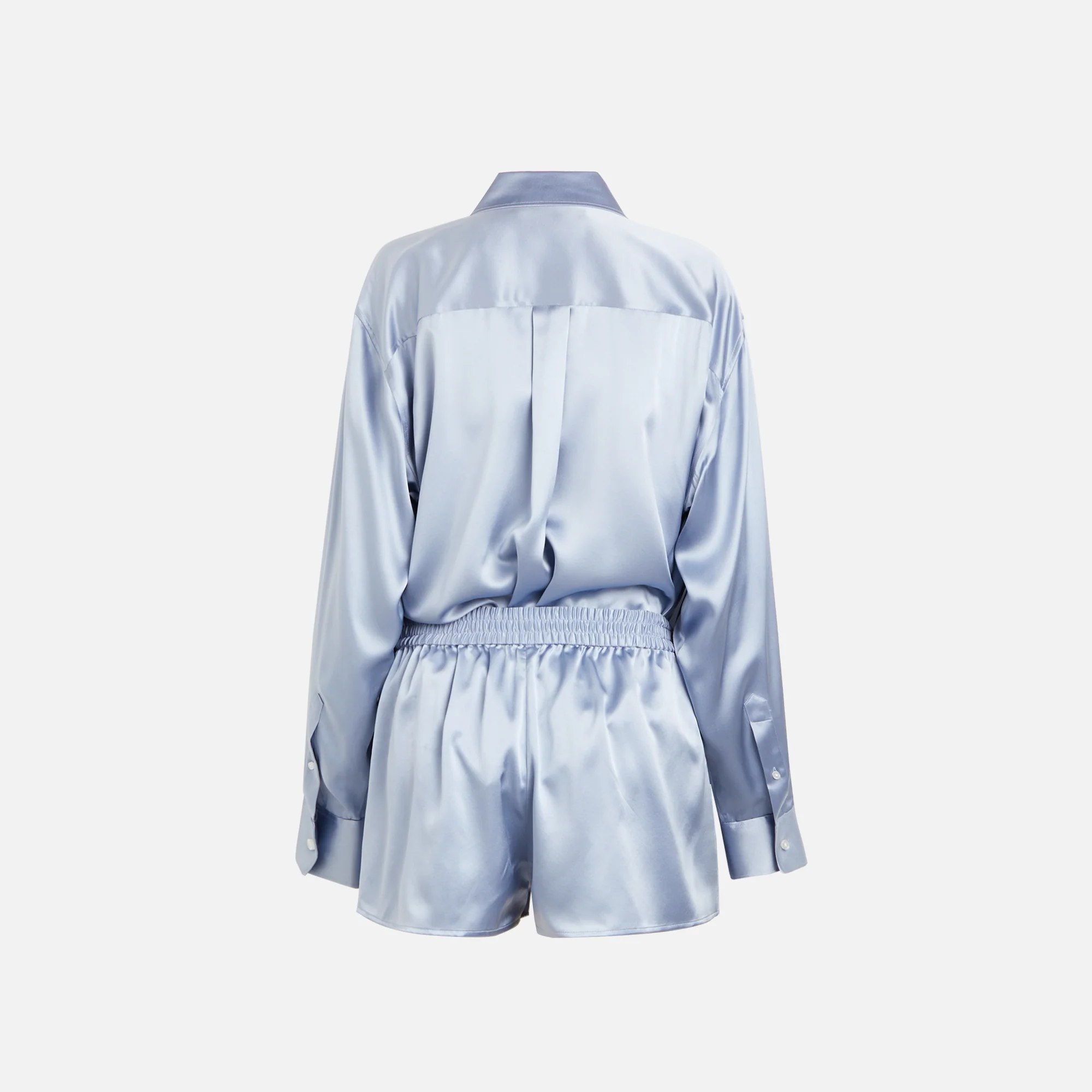Button Up Boxer Short Romper