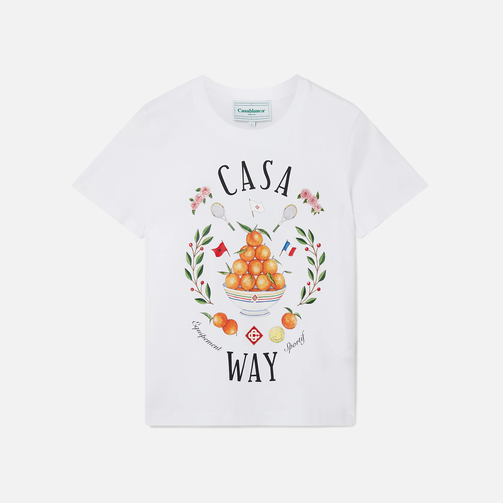 Casa Way Printed Fitted Tee