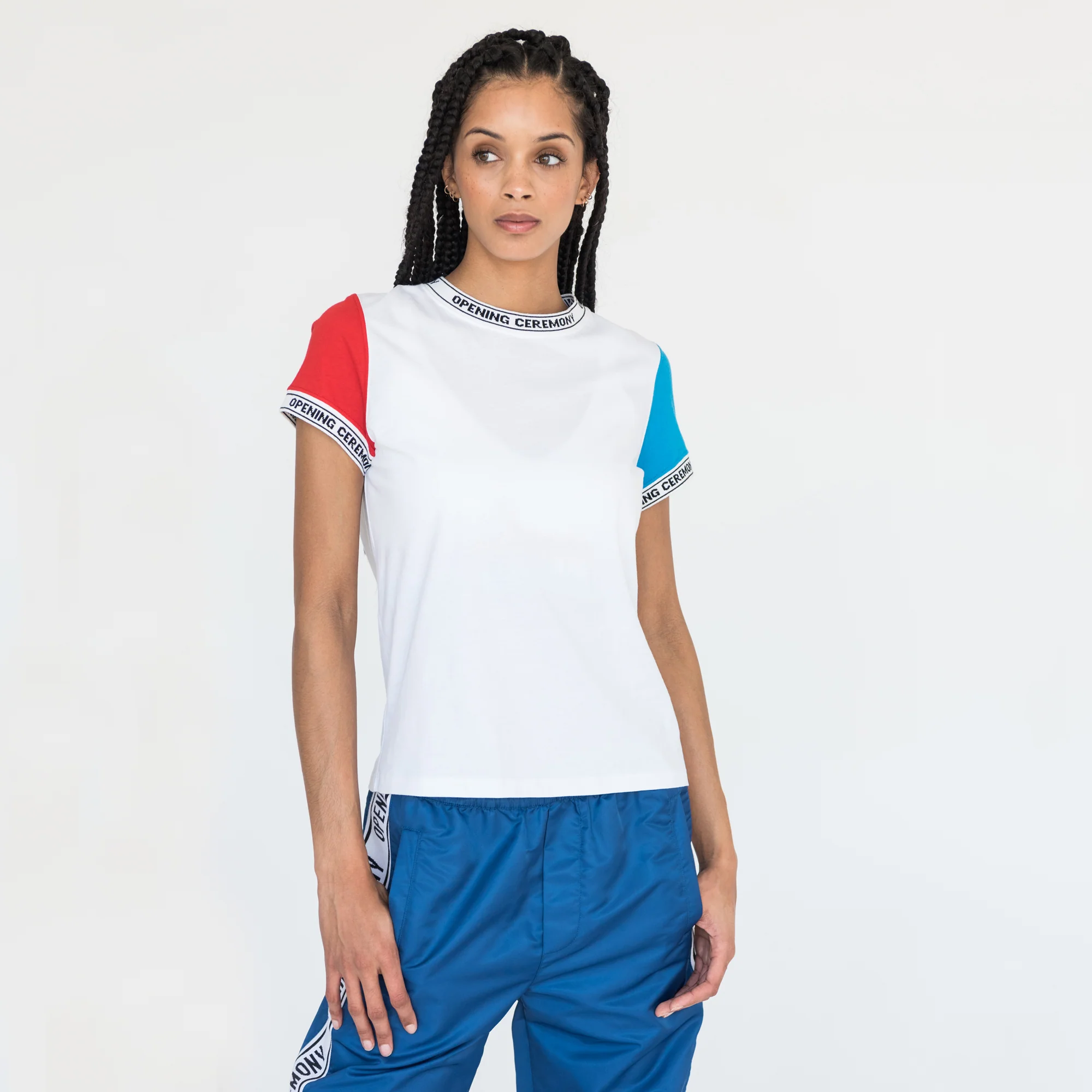Logo Trim Fem Tee