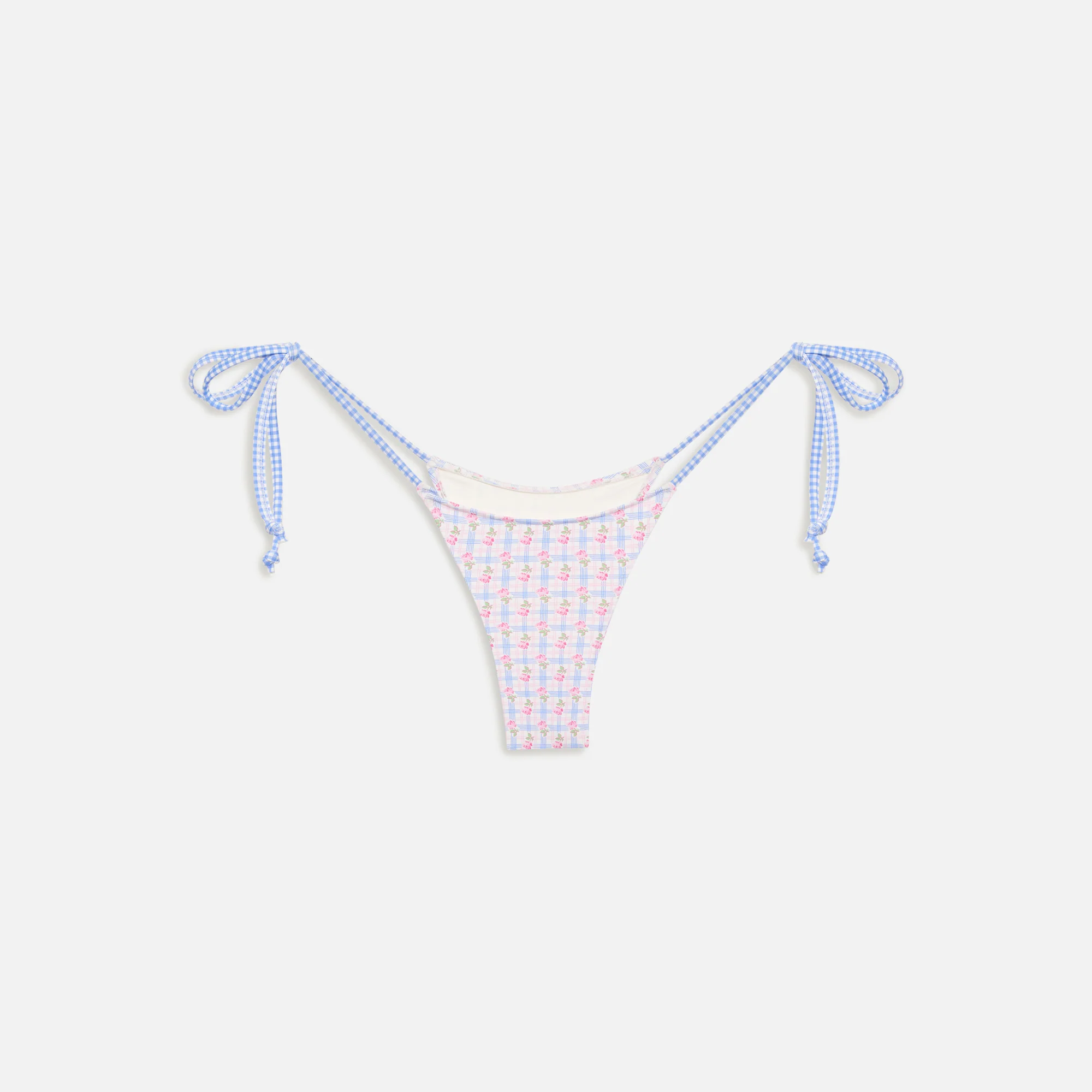 Divine Plaid Skimpy Bikini Bottom
