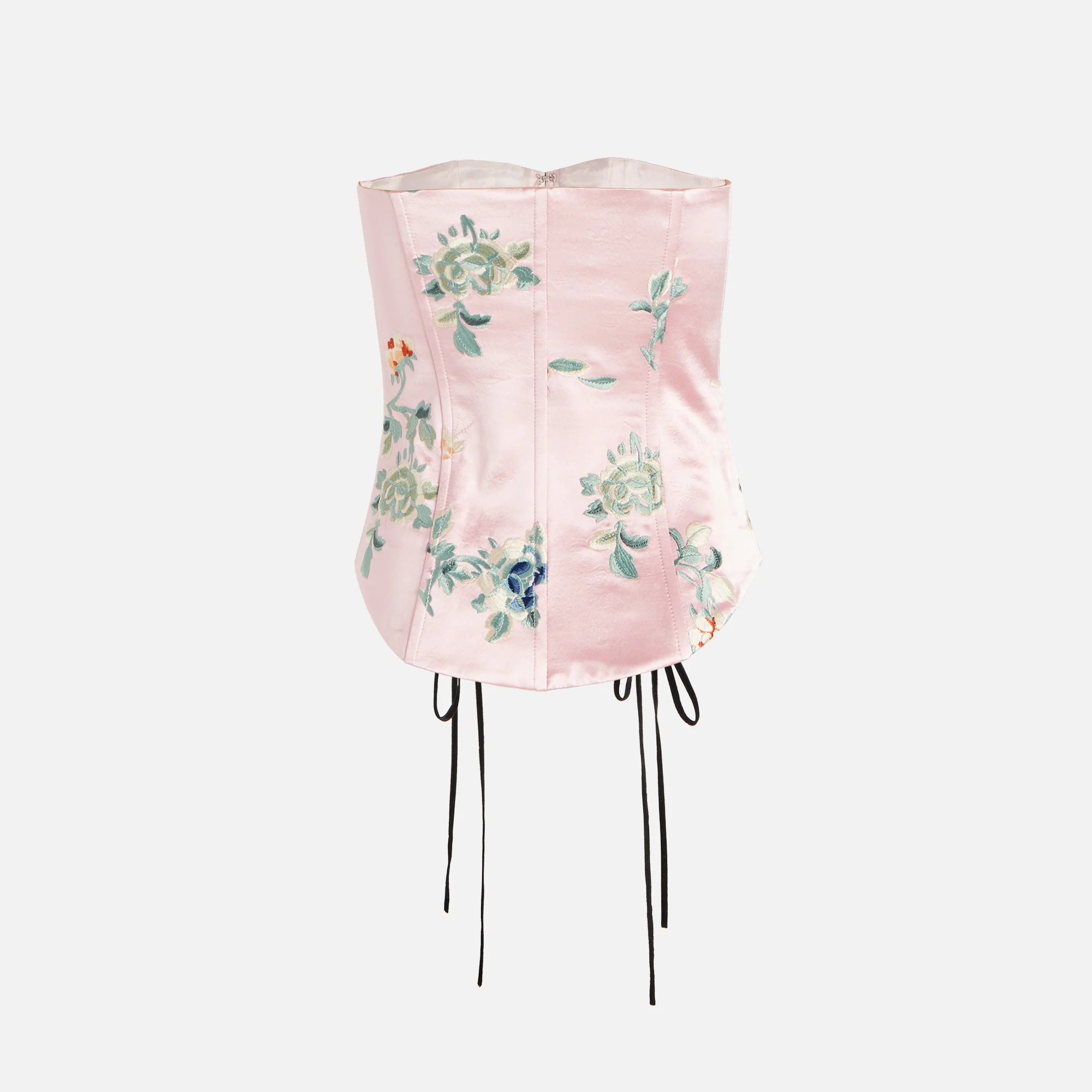 Floral Embroidered Bustier
