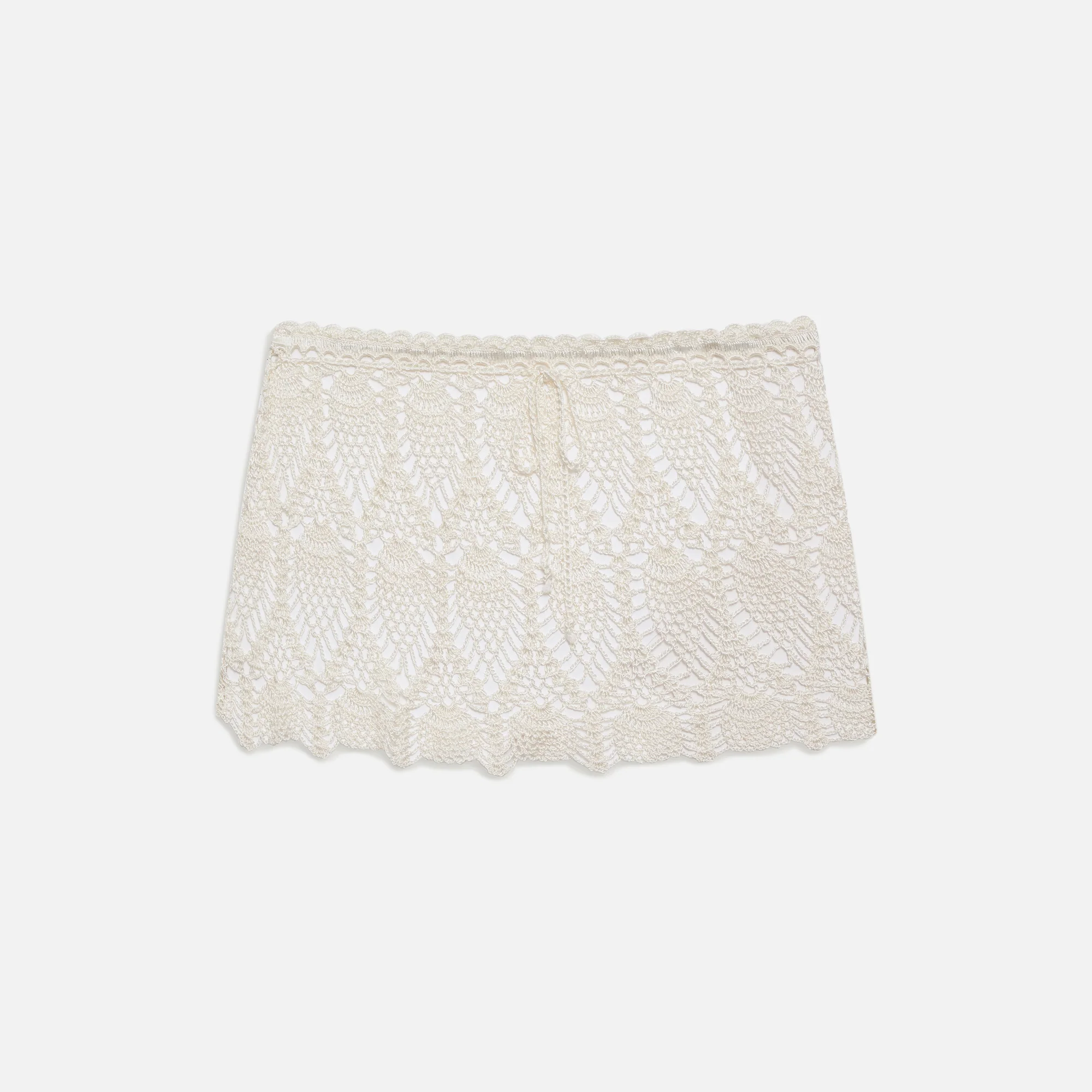 Capri Crochet Mini Skirt