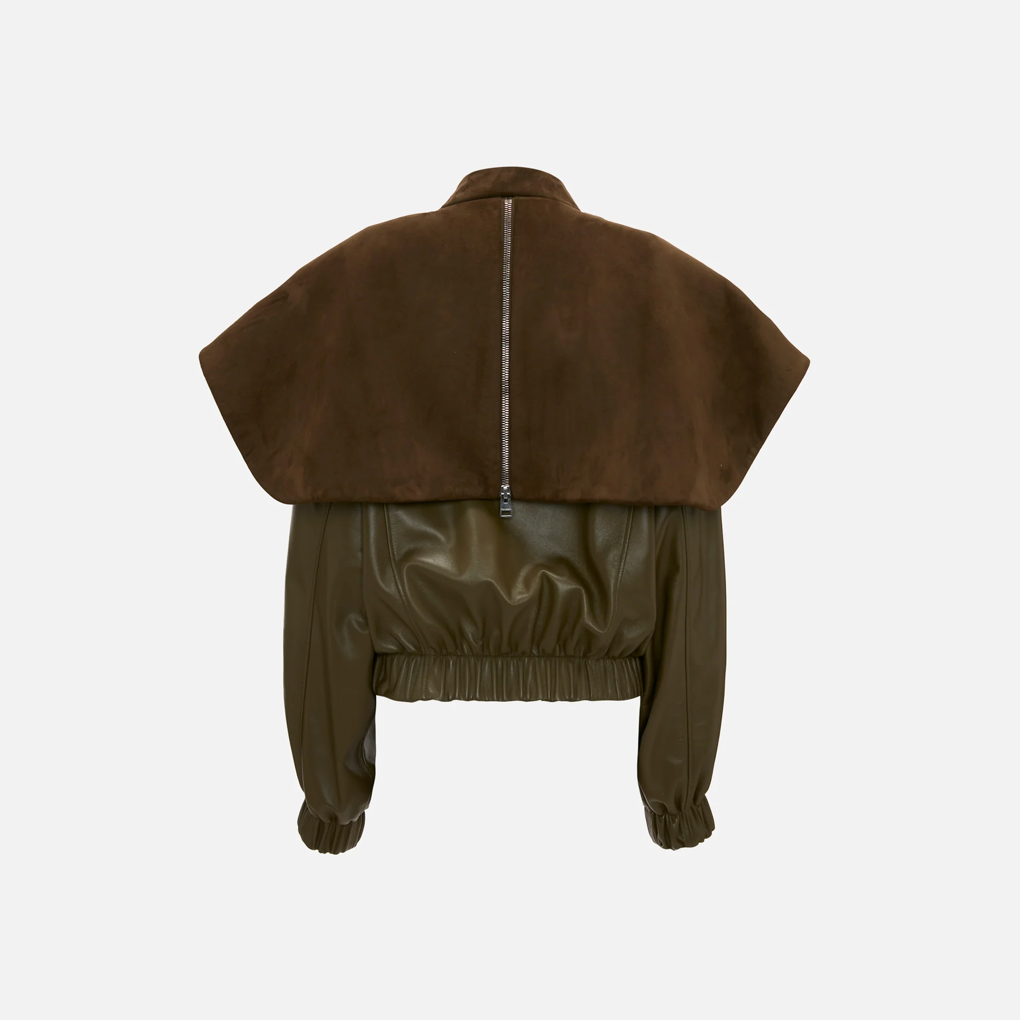 Oversized Collar Bomber Jacket
