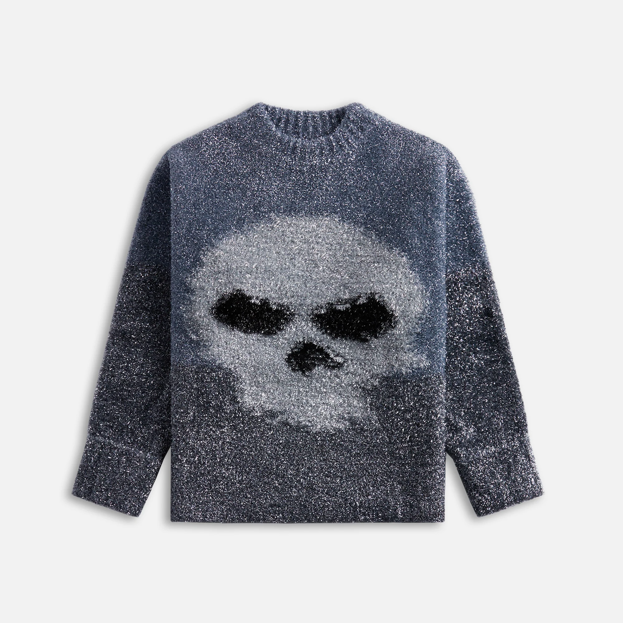 Glitter Skull Pullover Knit