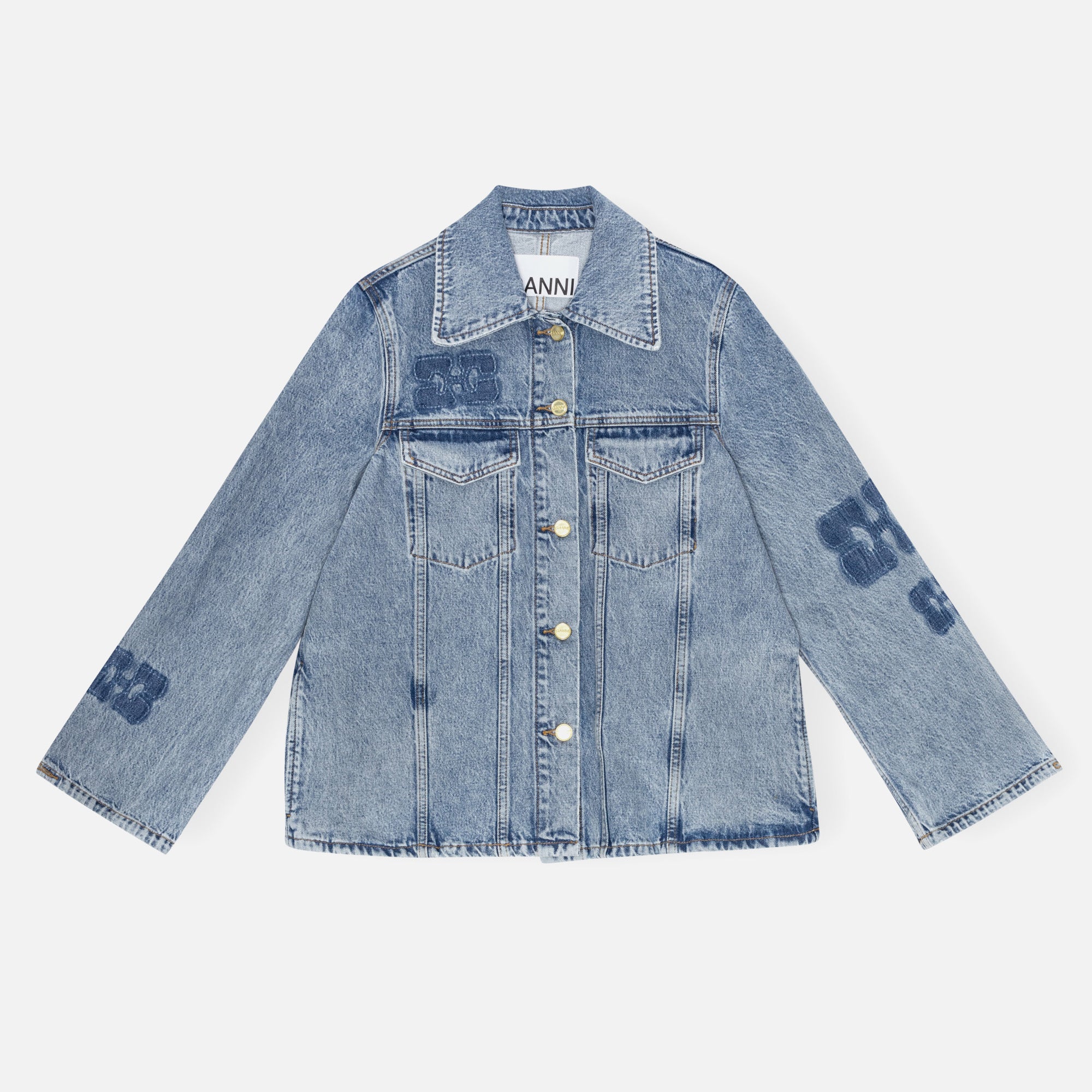 Patch Denim Jacket