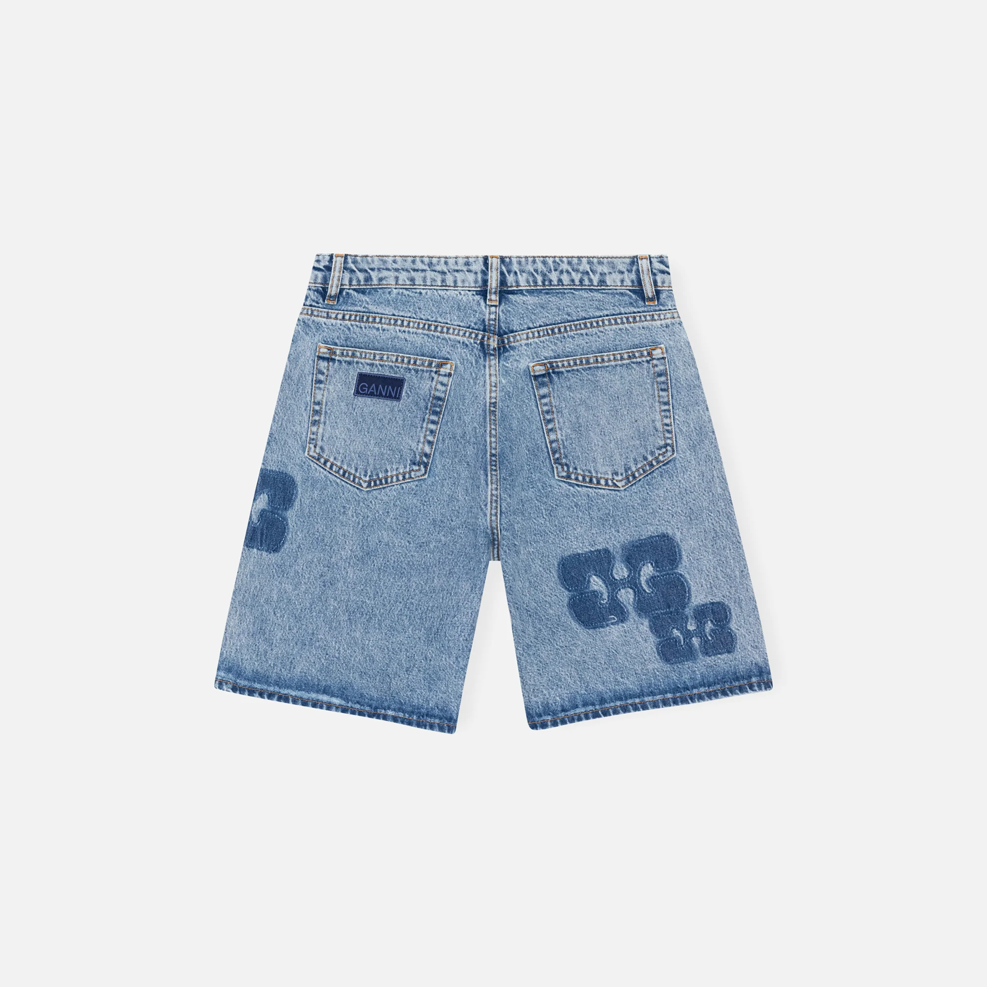 Patch Denim Short