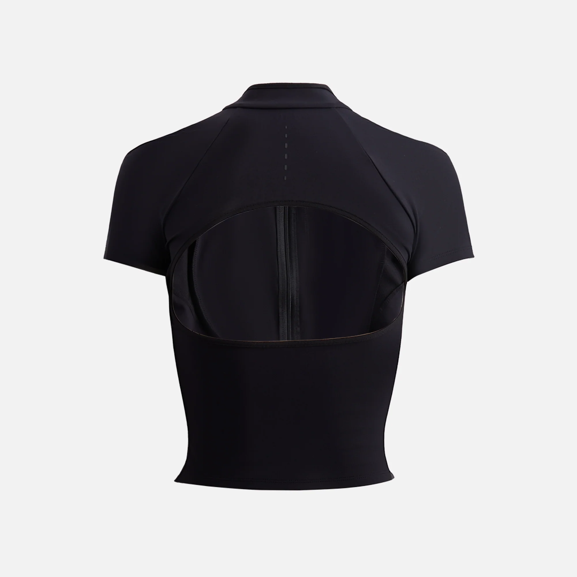 Slashed Zip Top