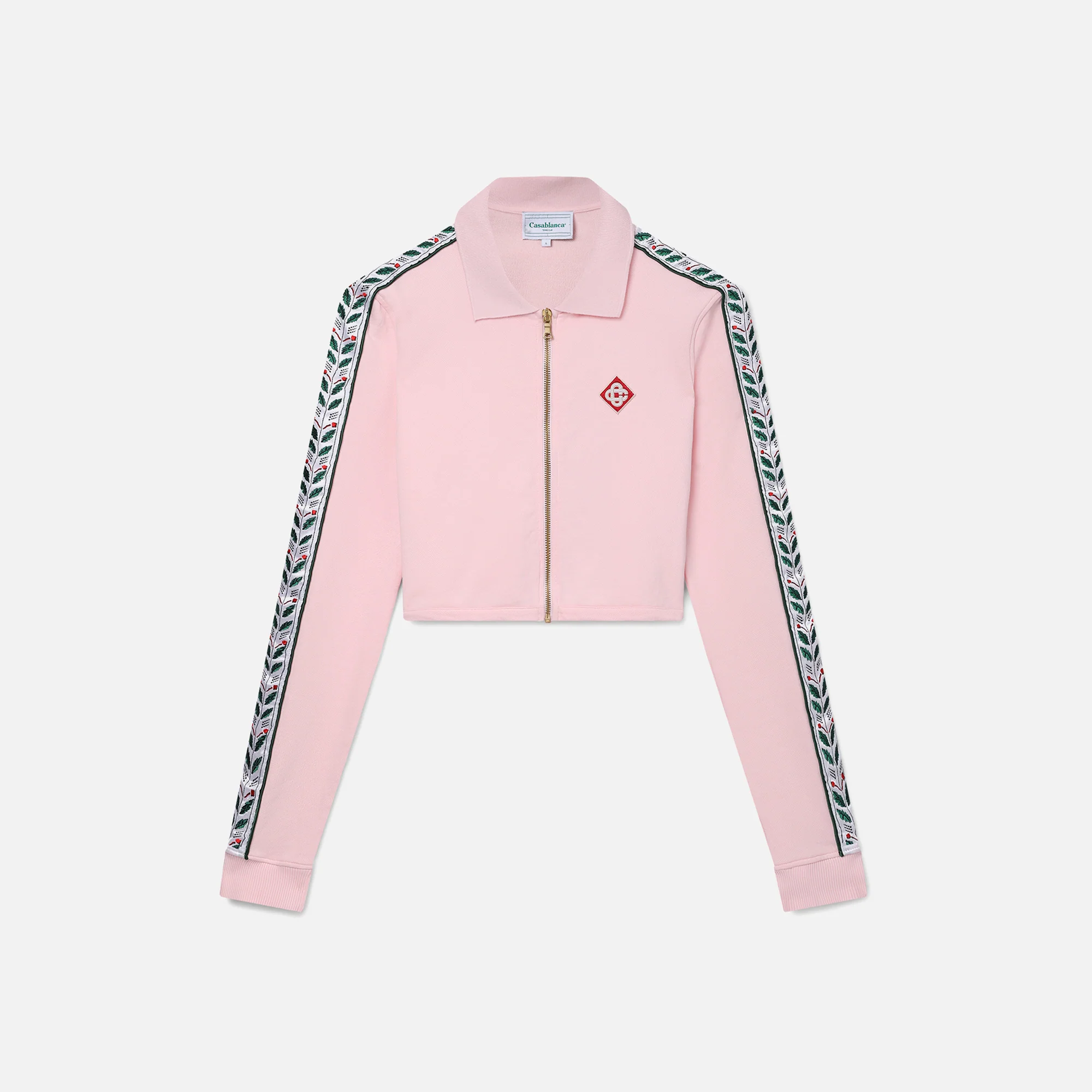 Cropped Motosport Track Jacket