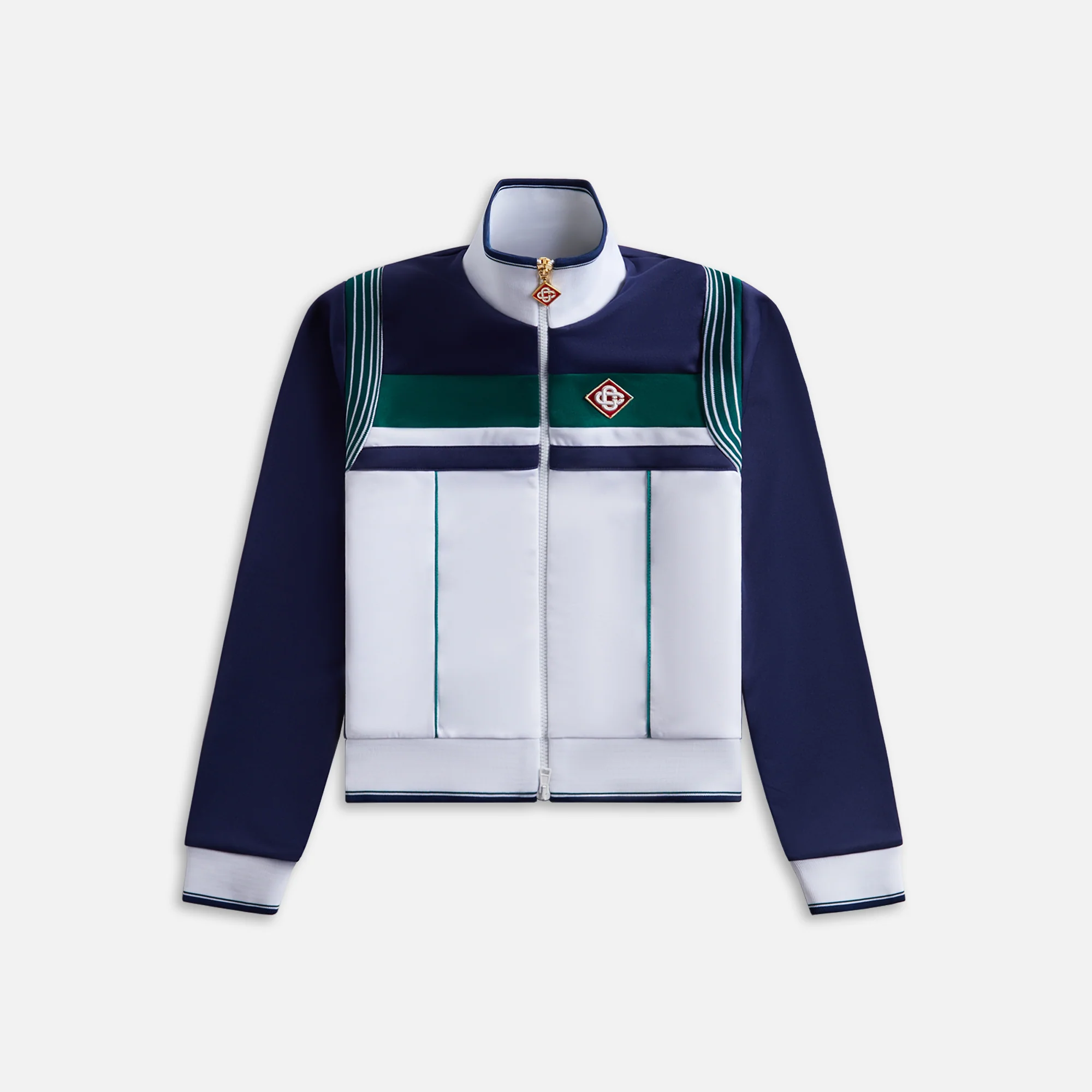 Ribbed Armhole Track Jacket