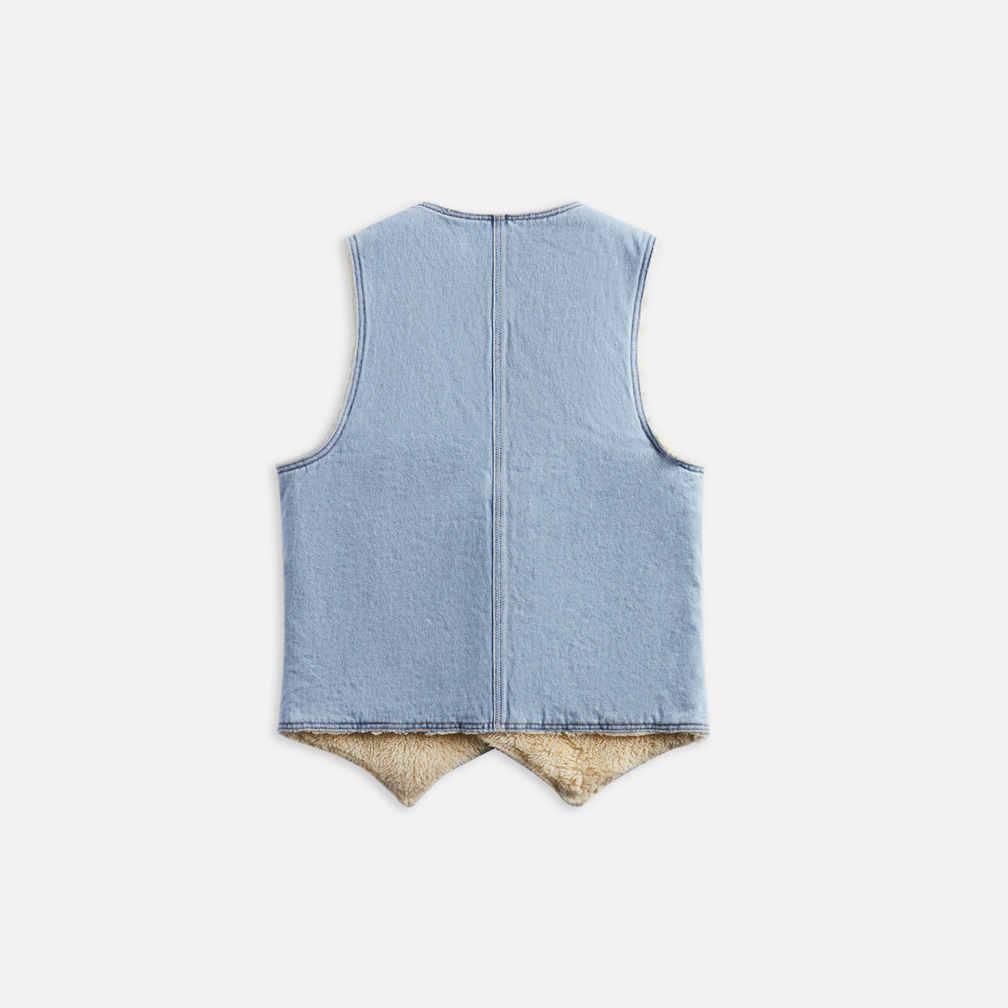 Sherpa Denim Vest