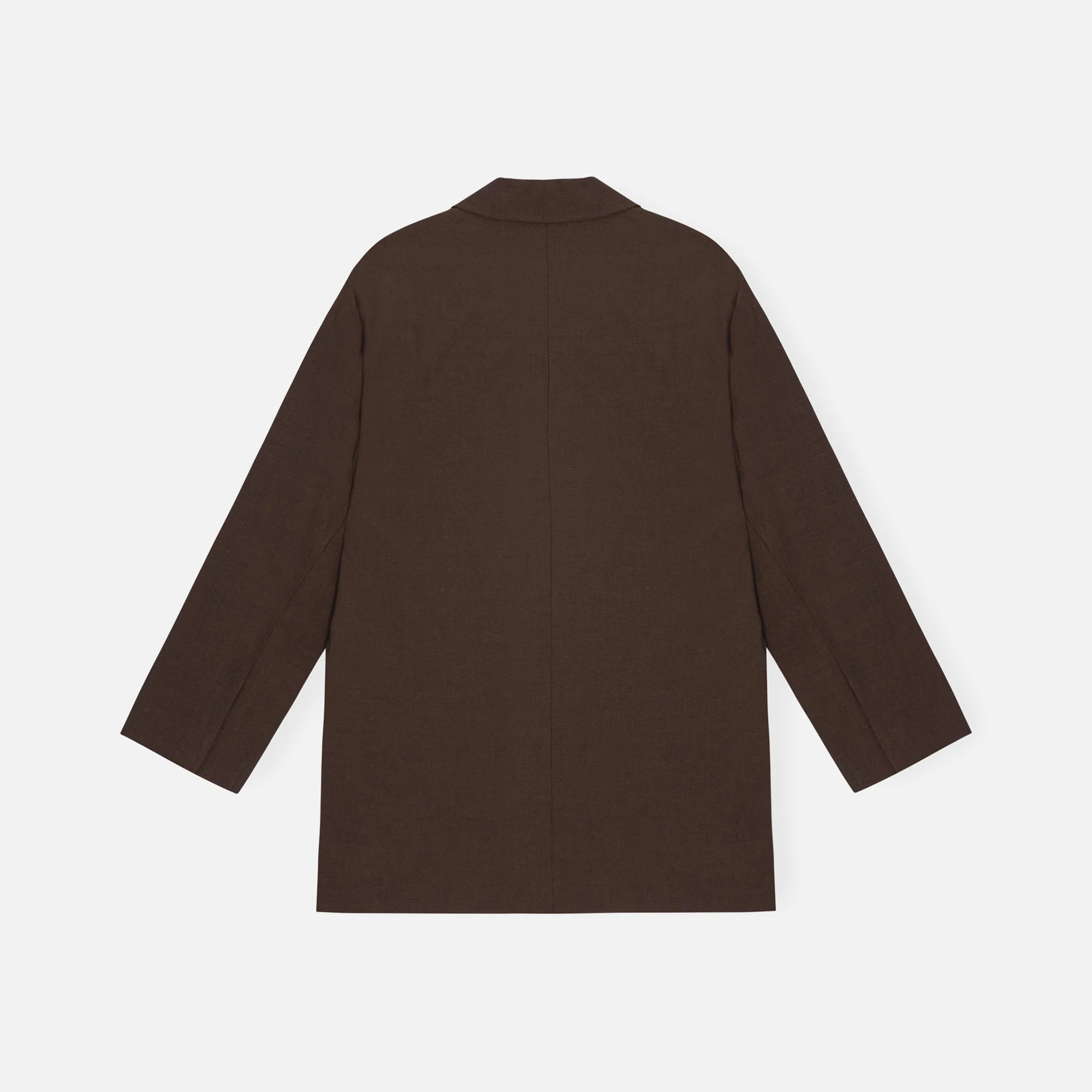 Drapey Melange Dropped Shoulder Boxy Blazer