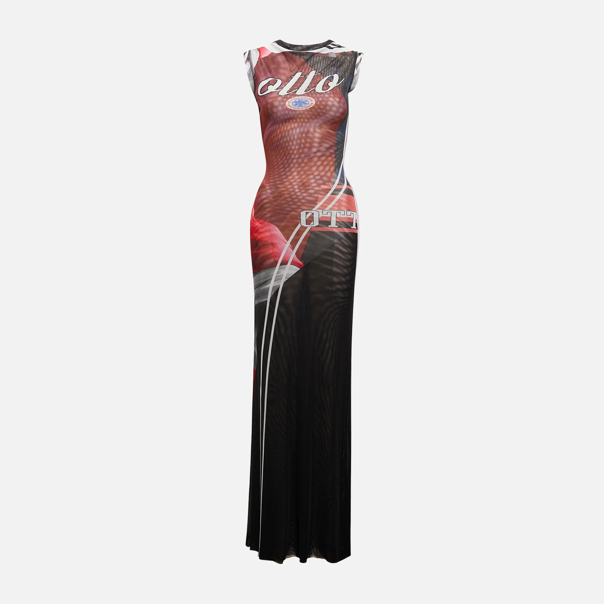 Mesh Maxi Dress