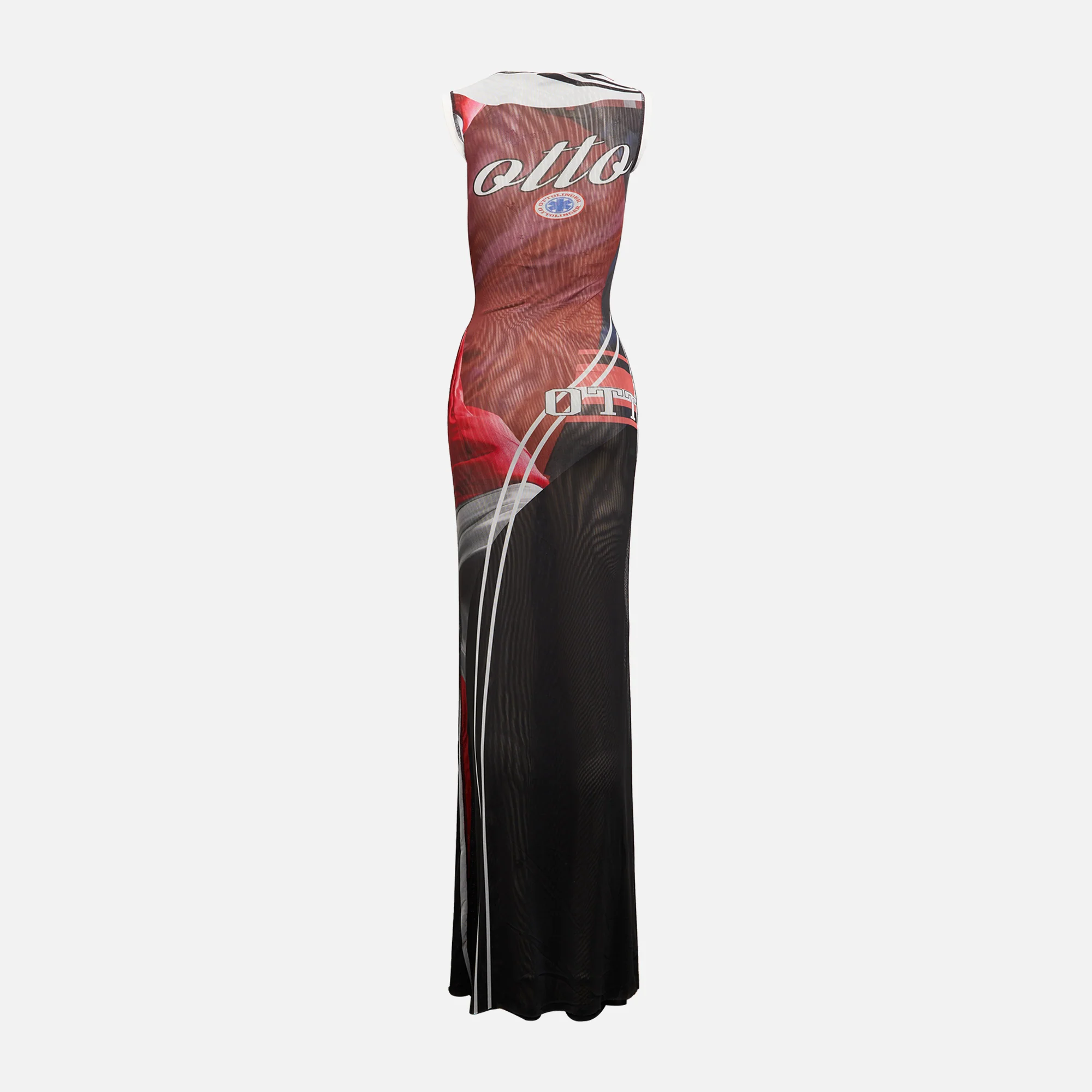 Mesh Maxi Dress