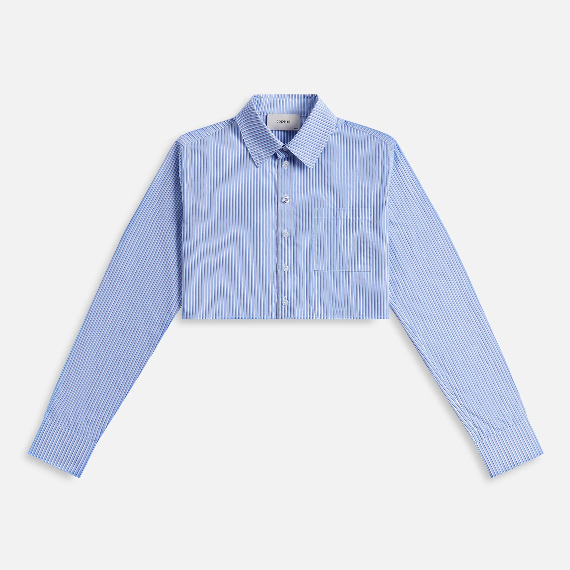 Stripped Cropped Shirt