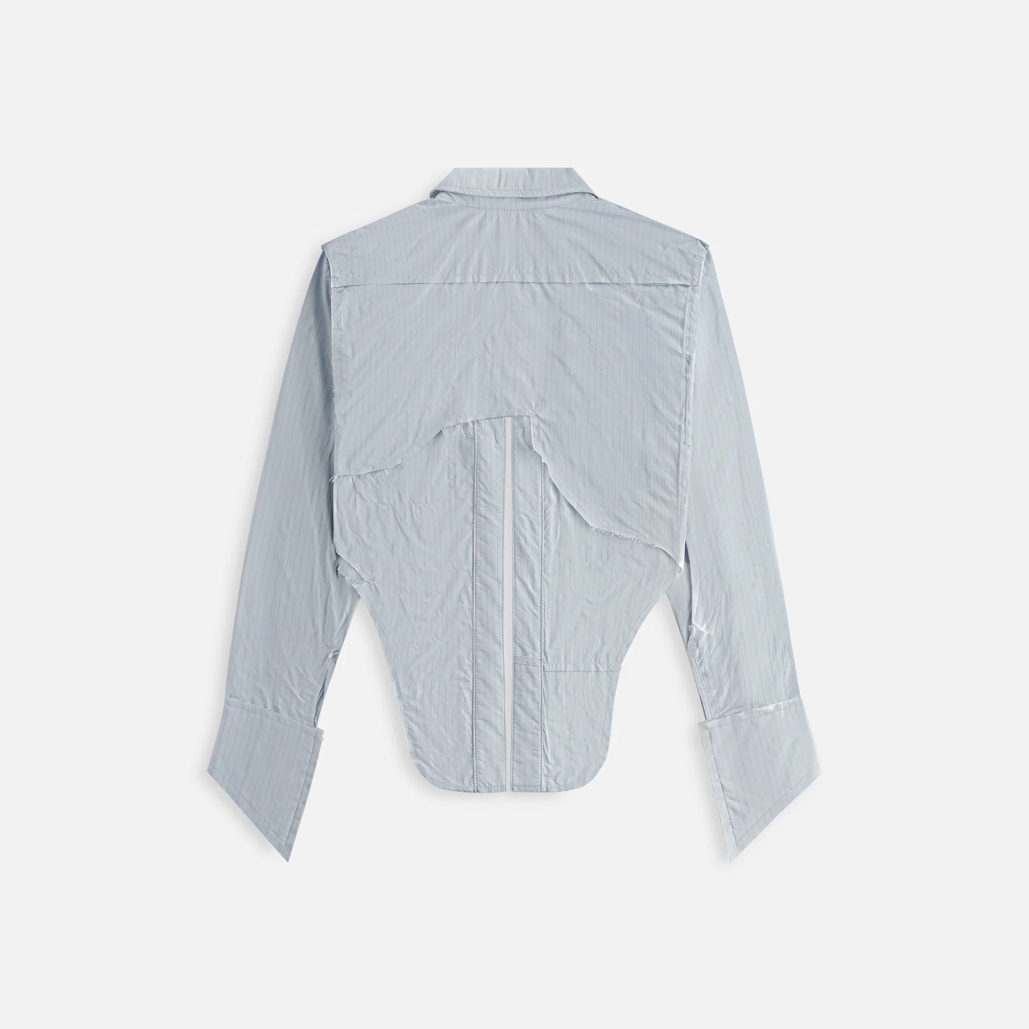 V Cut Safety Pin Blouse