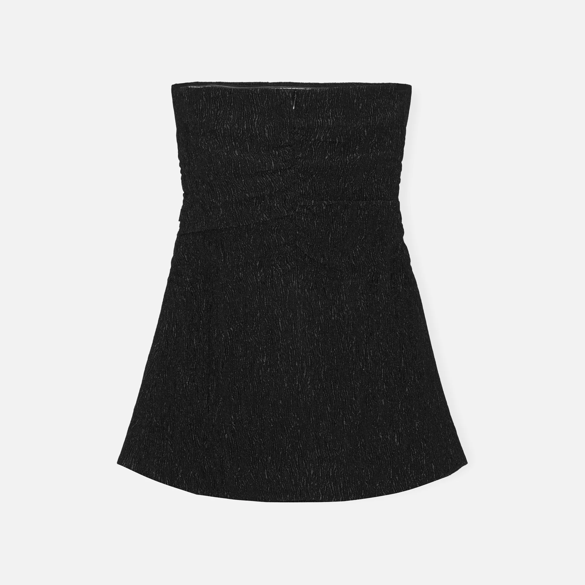 Viscose Stretch Crepe Strapless Top