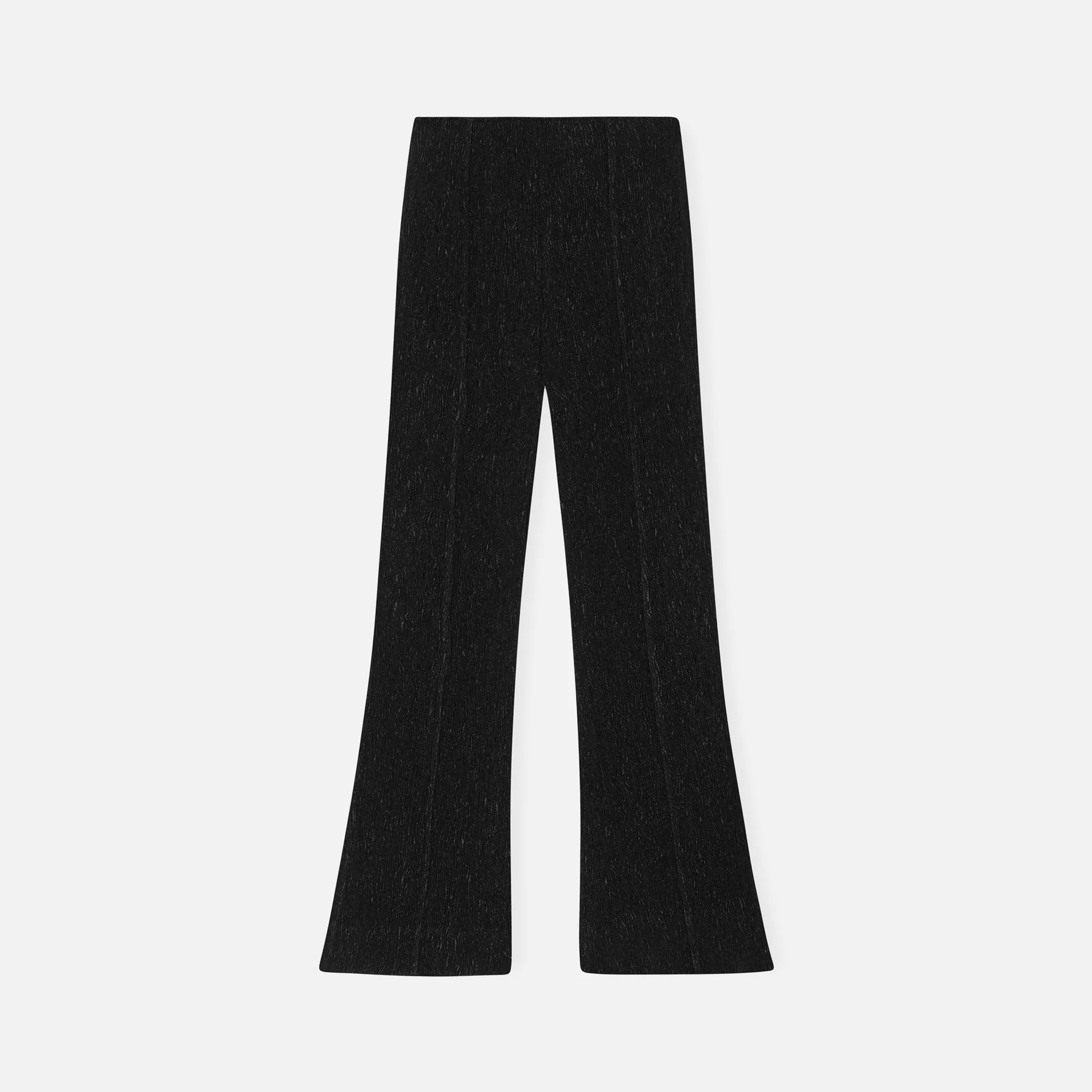 Viscose Stretch Crepe Flared Pants