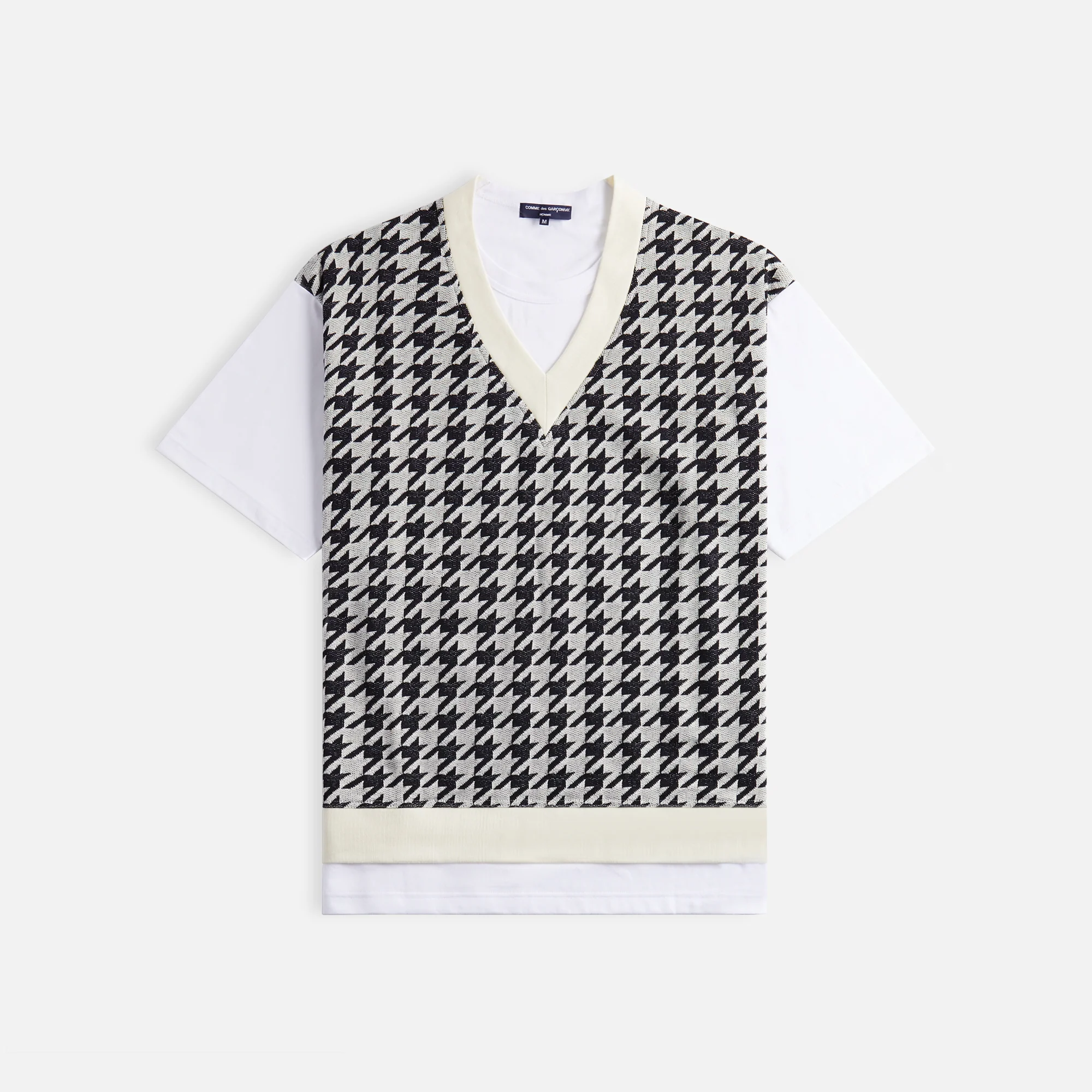 Comme Des GarÃÂ§ons Homme Cotton Jersey Cotton Jacquard Shirt