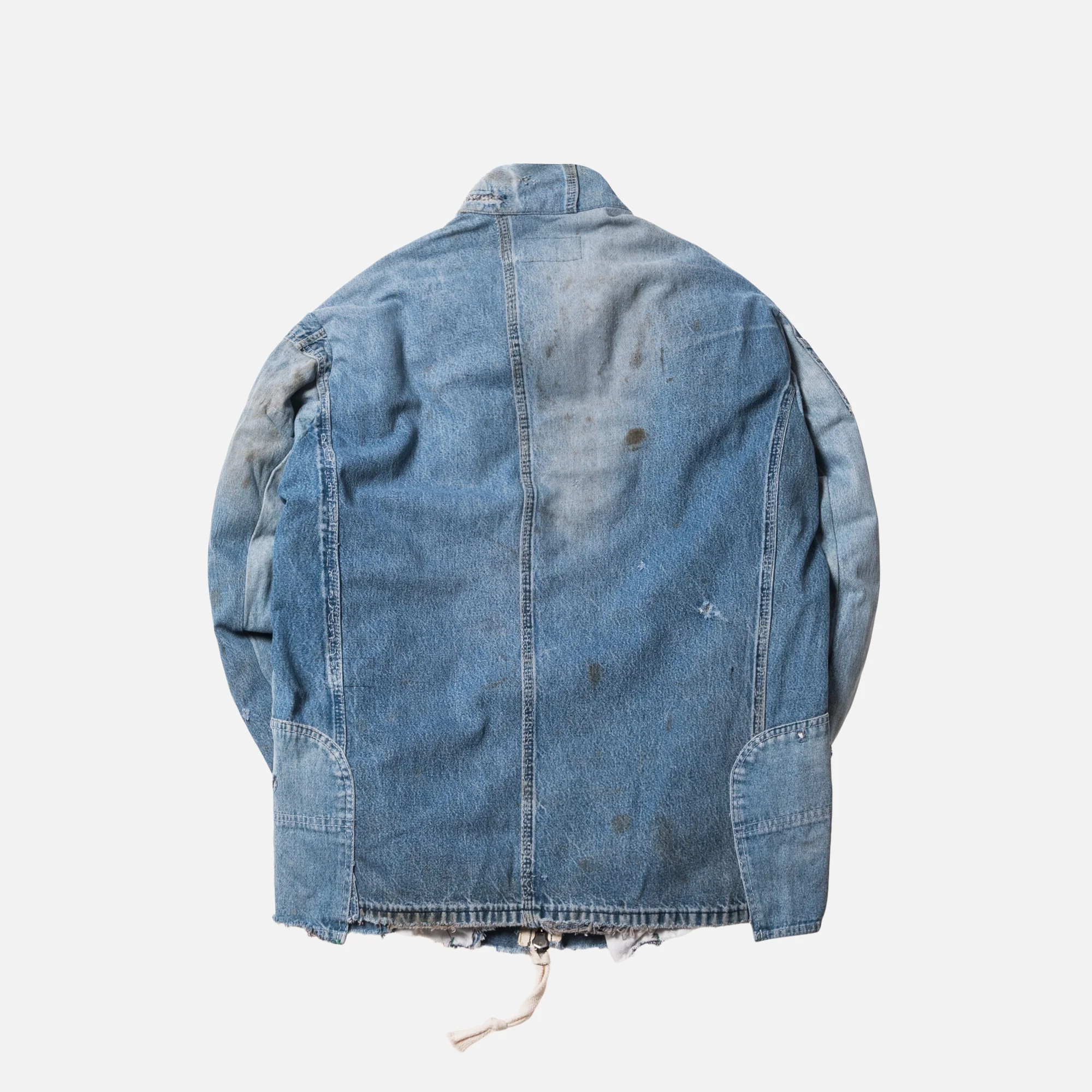 Destroyed Vintage Denim Track Jacket